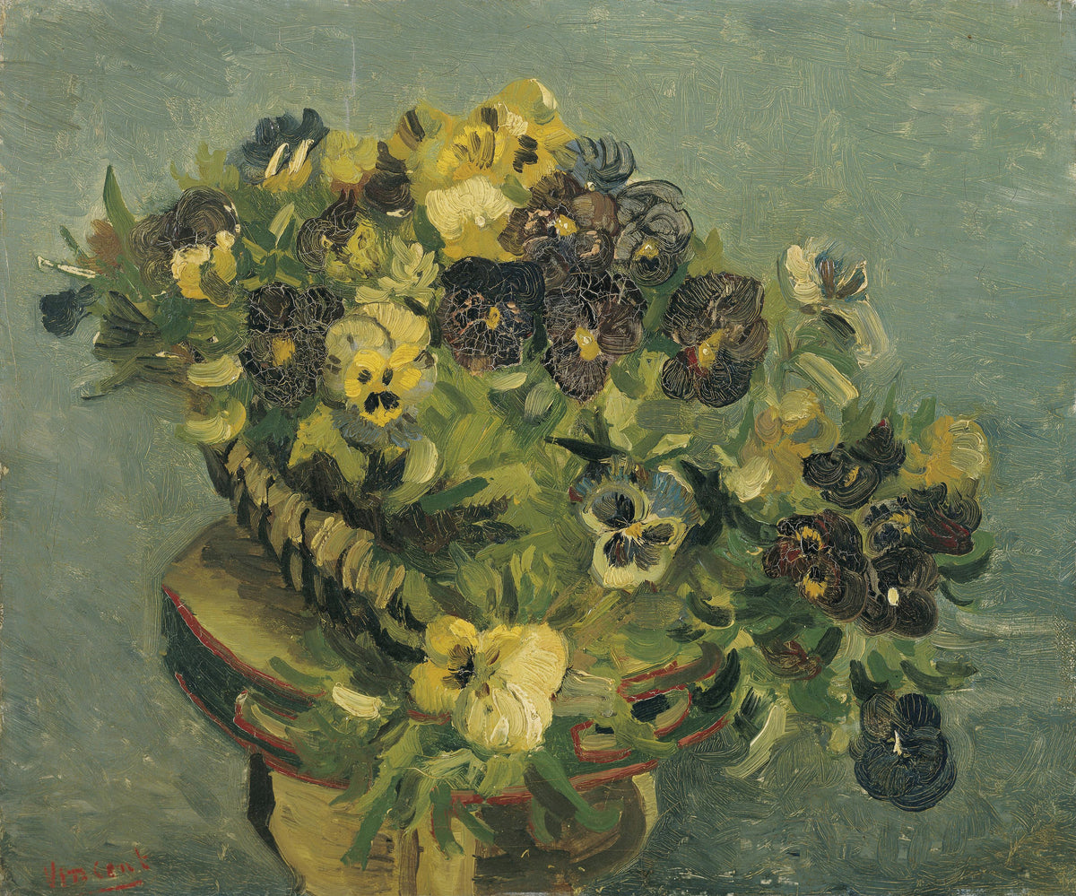 Vincent van Gogh — Basket of Pansies | Fine Art Print