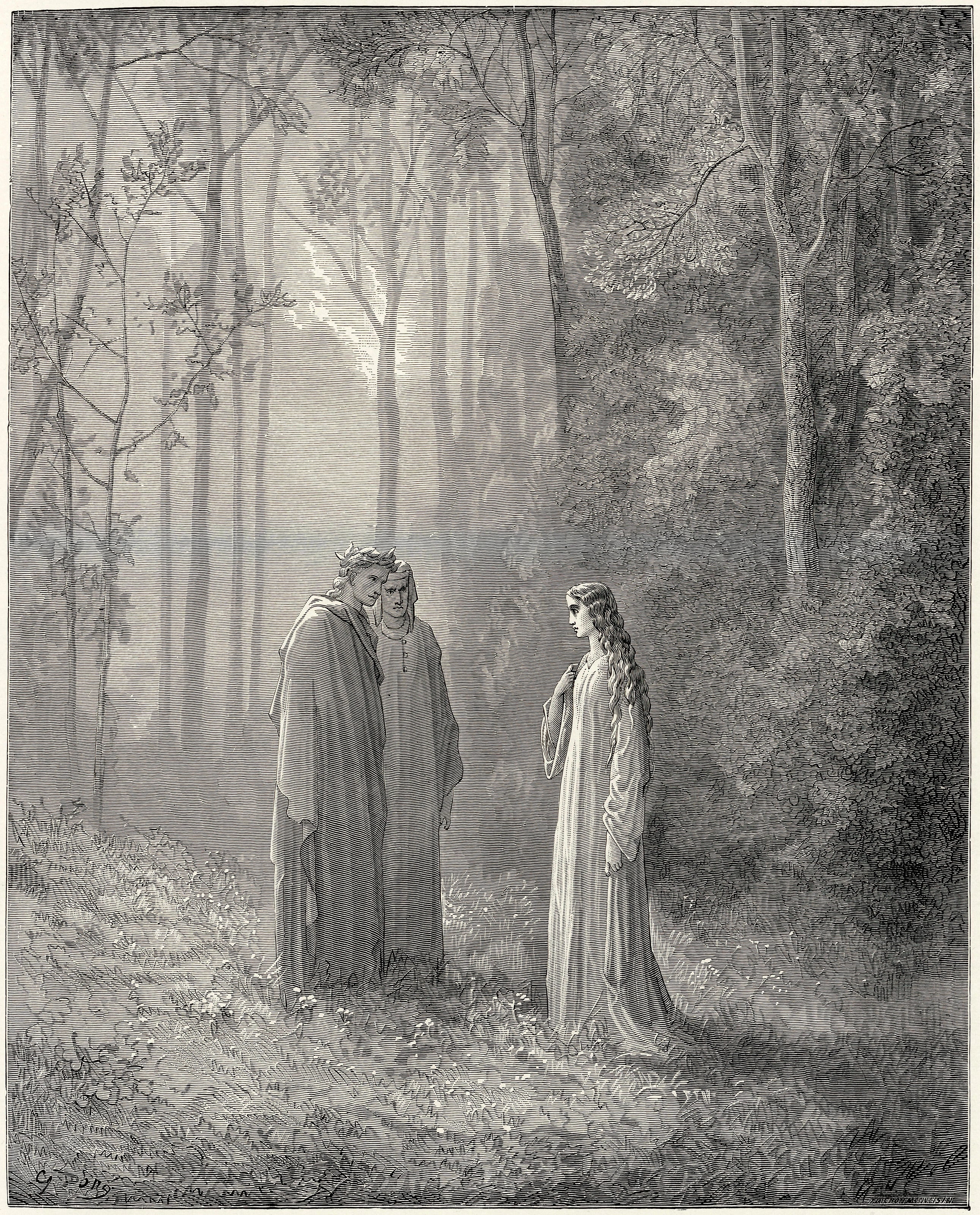 Gustave Doré — Purgatorio, Canto V: I Once Was Pia | Dante Illustration Print