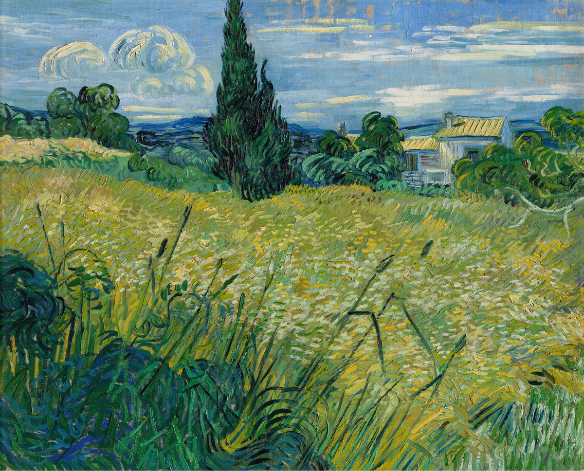 Vincent van Gogh — Green Wheat Field with Cypress | Fine Art Print