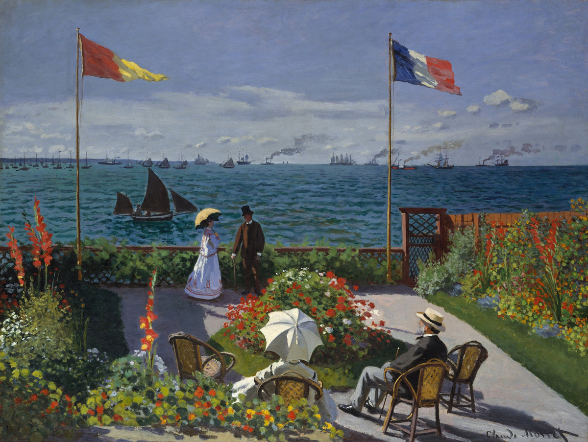 Claude Monet — Garden at Sainte-Adresse | Fine Art Print