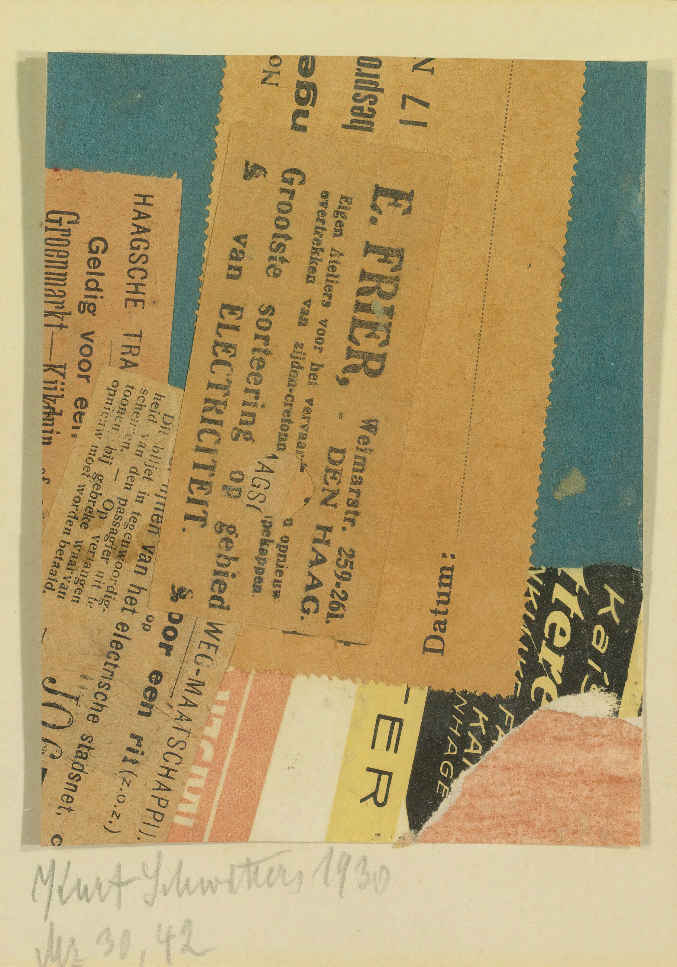 Kurt Schwitters — Merz 30, 42 | Fine Art Print