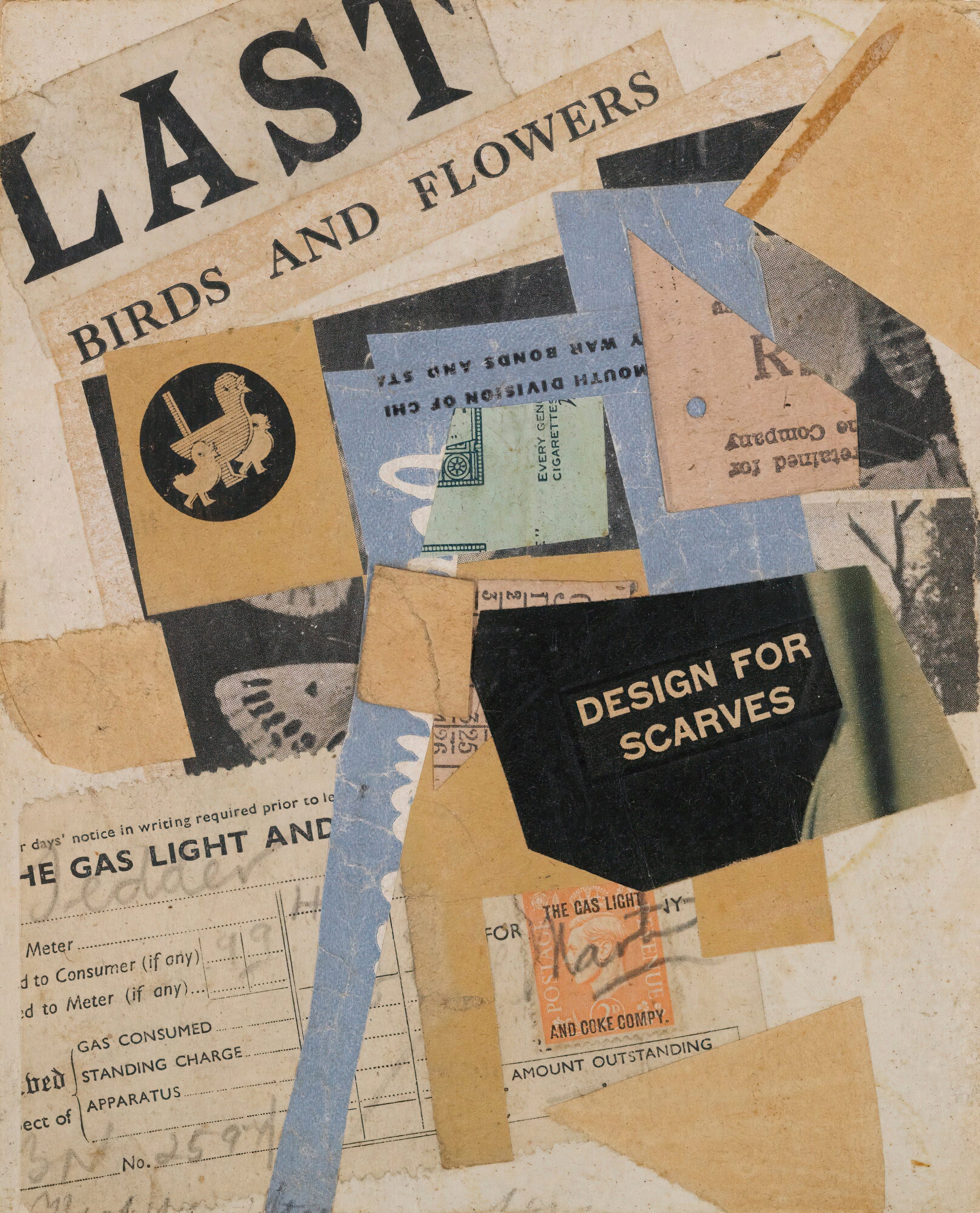 Kurt Schwitters — C 50 Last Birds And Flowers | Fine Art Print