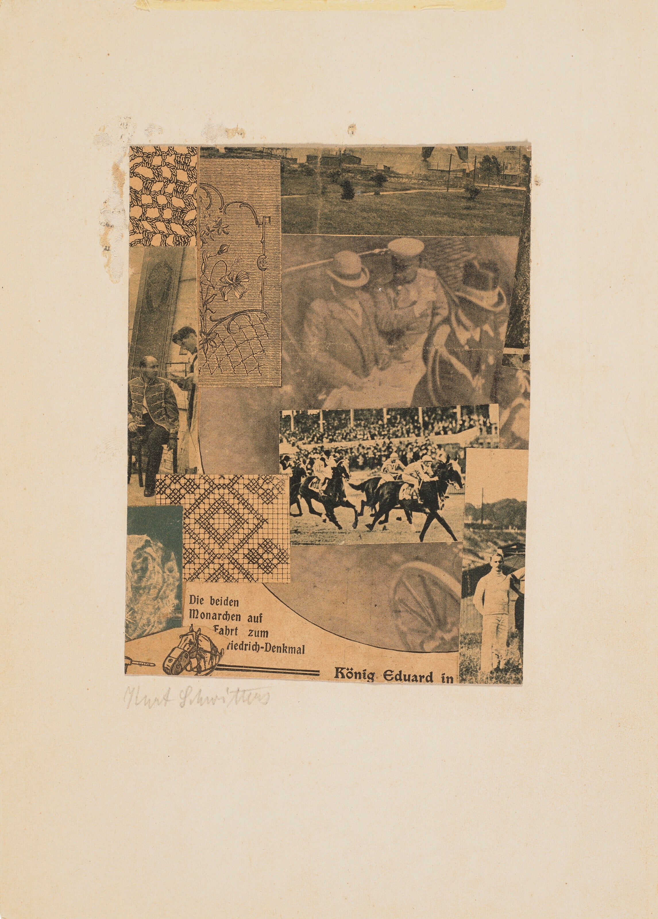 Kurt Schwitters — Ohne Titel (Köning Eduard in) | Fine Art Print