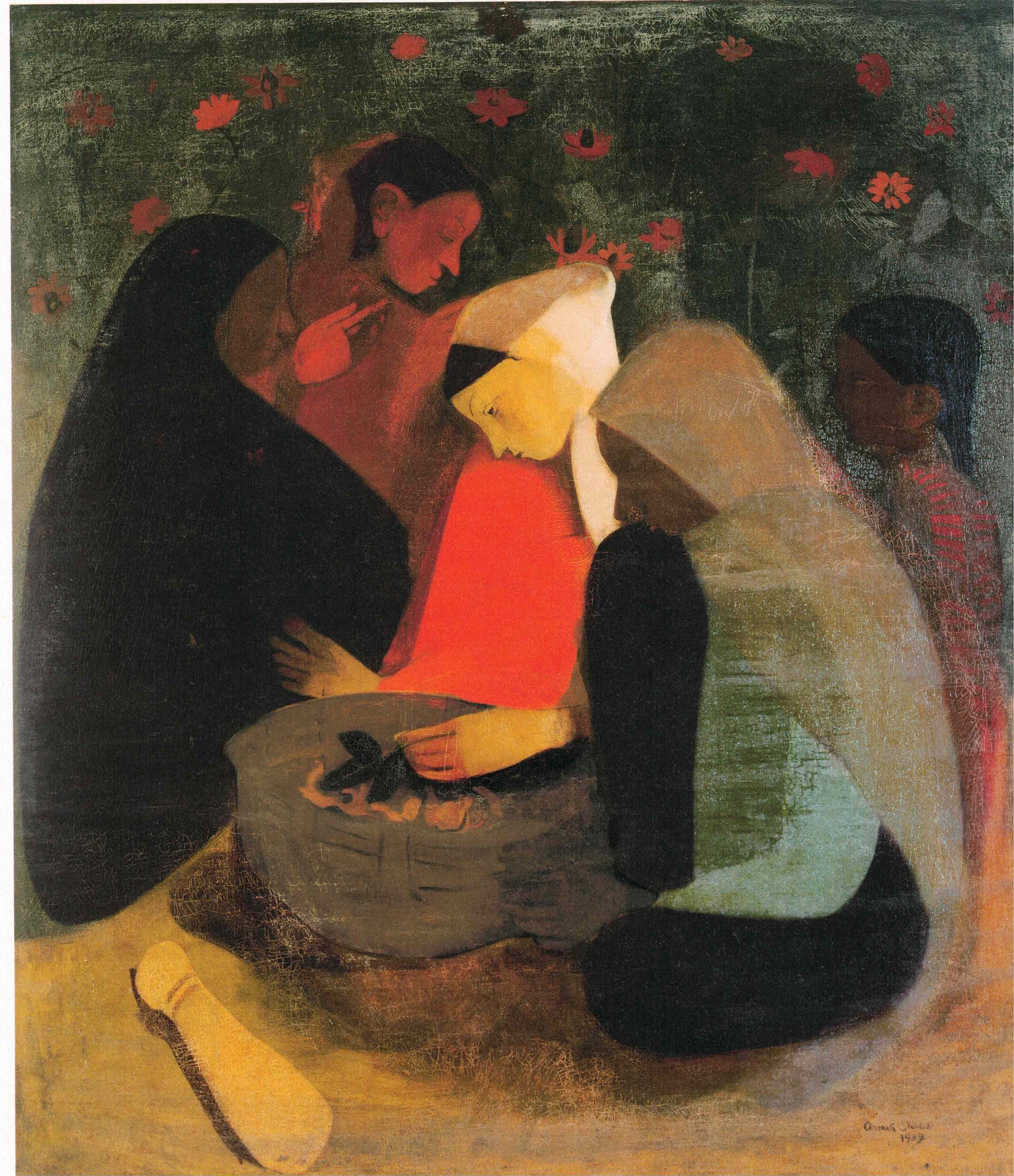 Amrita Sher-Gil — Resting | Fine Art Giclée Print