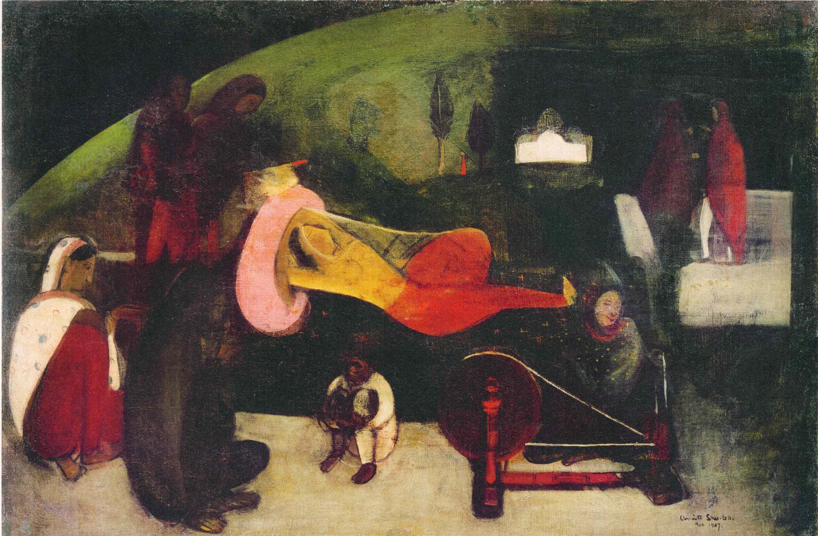 Amrita Sher-Gil — Siesta | Fine Art Giclée Print