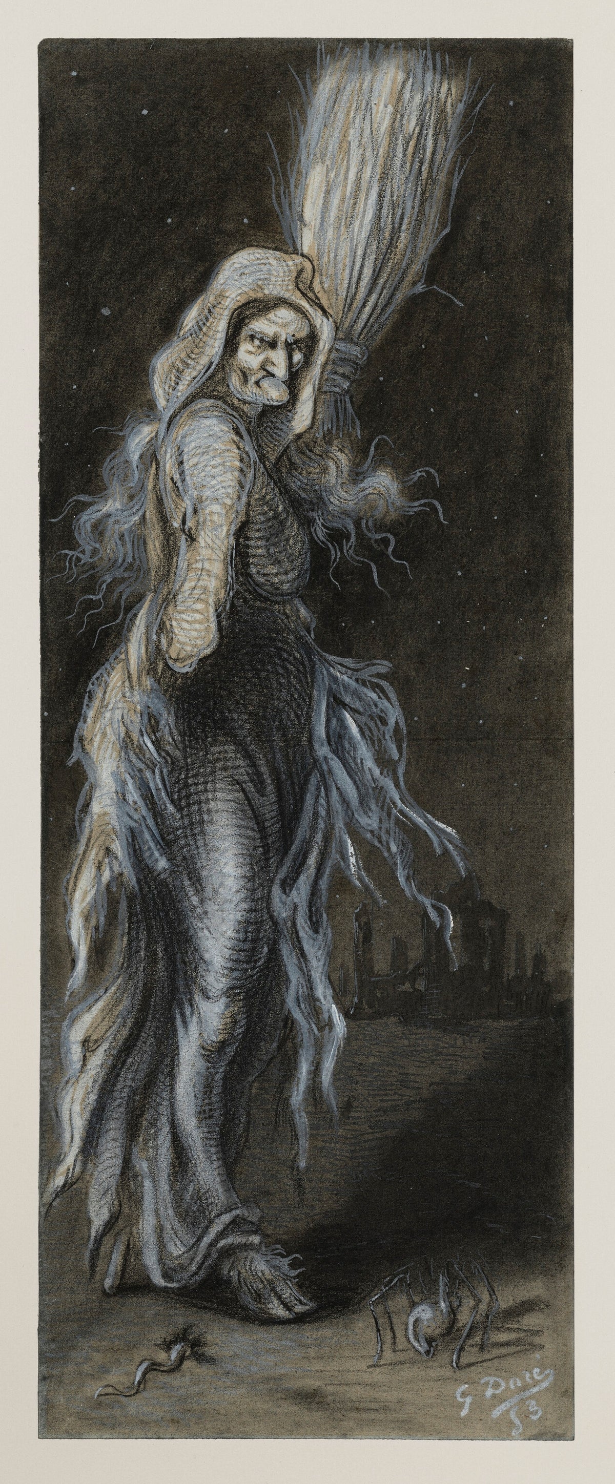 Gustave Doré — The Witch | Fine Art Print