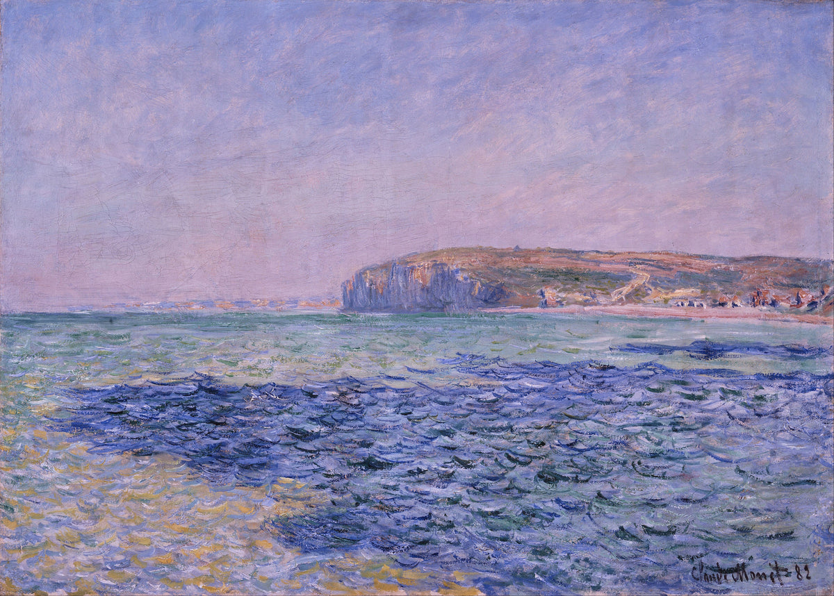 Claude Monet — Shadows on the Sea. The Cliffs at Pourville | Fine Art Print
