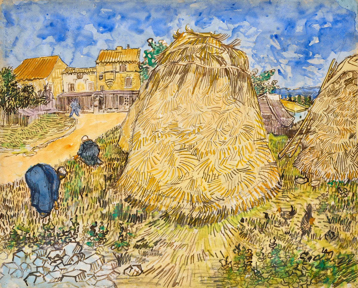 Vincent van Gogh — Wheat Stacks | Fine Art Print
