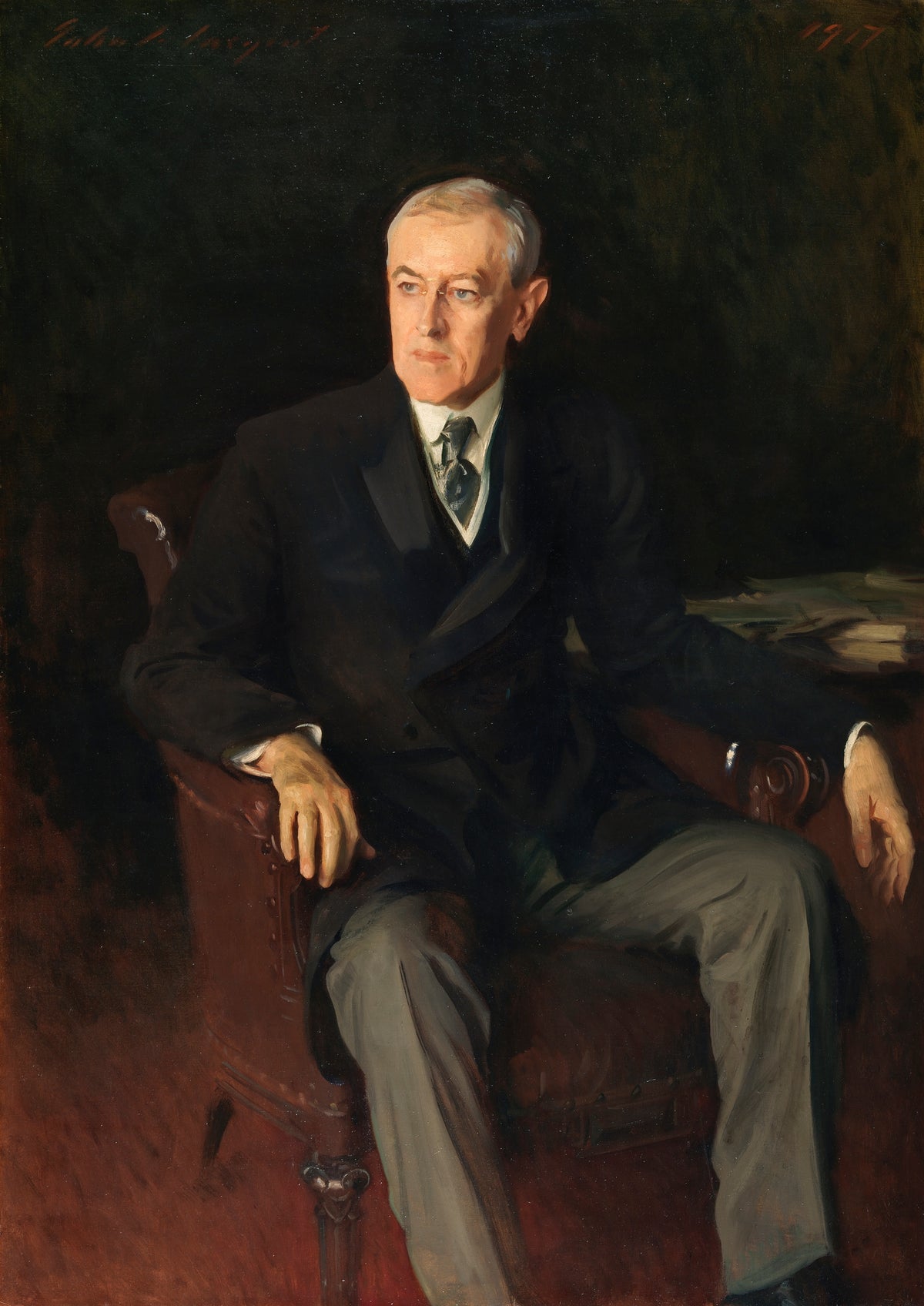 John Singer Sargent — Portrait of Woodrow Wilson | Fine Art Print
