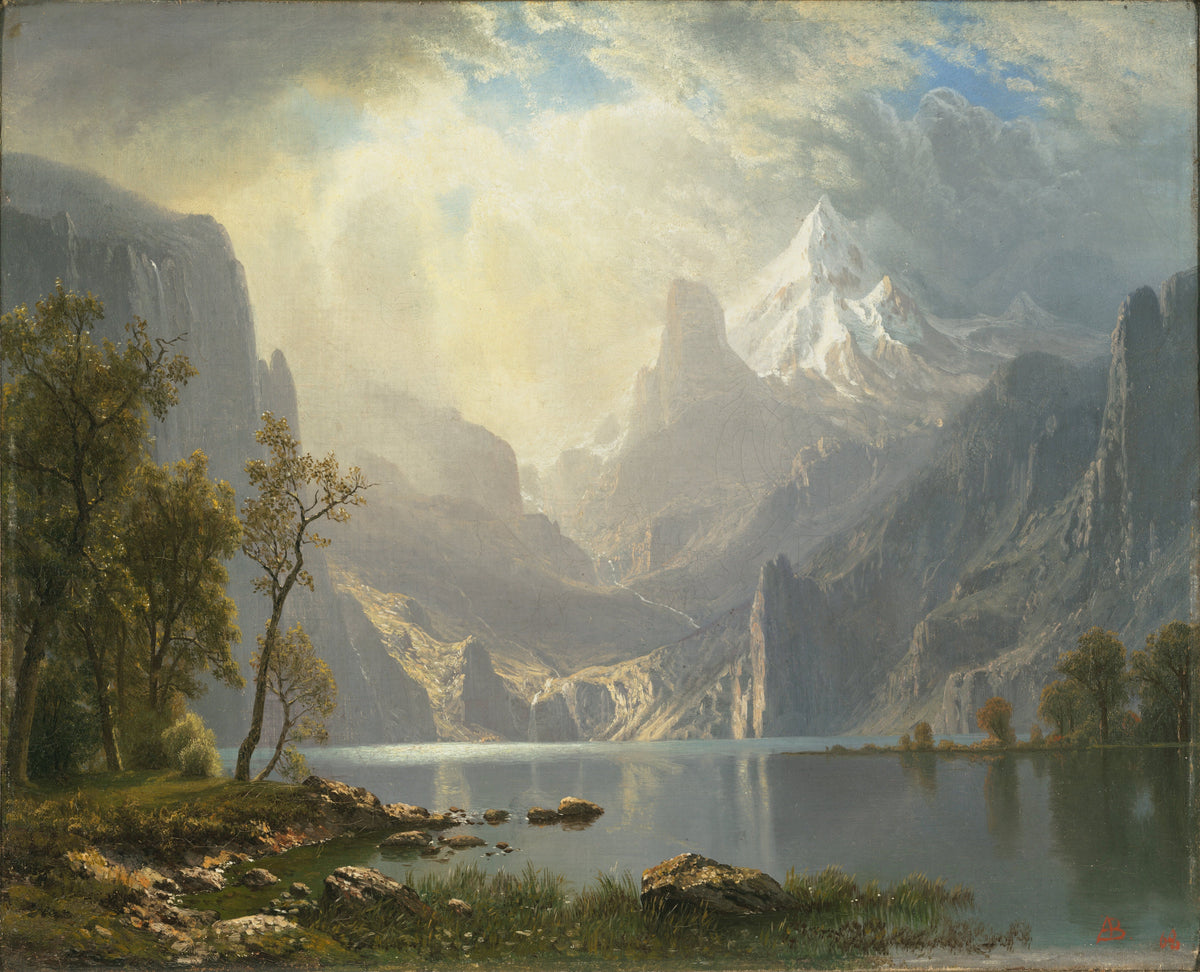 Albert Bierstadt — In the Sierras | Landscape Fine Art Print