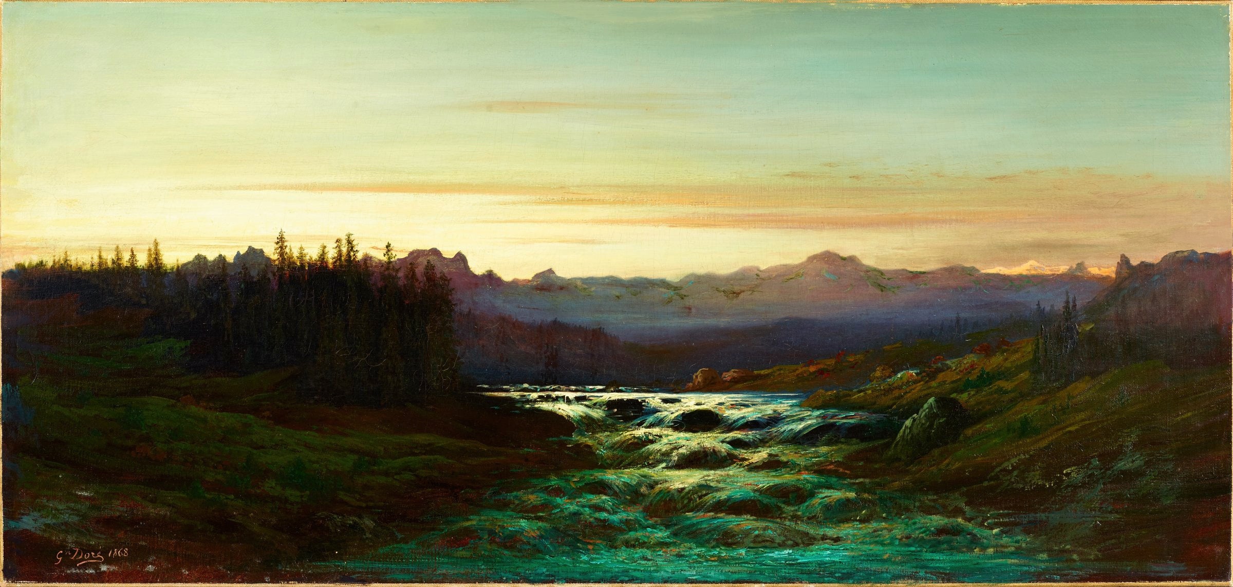 Gustave Doré — Mountain Landscape, 1868 (Paysage de Montagnes) | Fine Art Print
