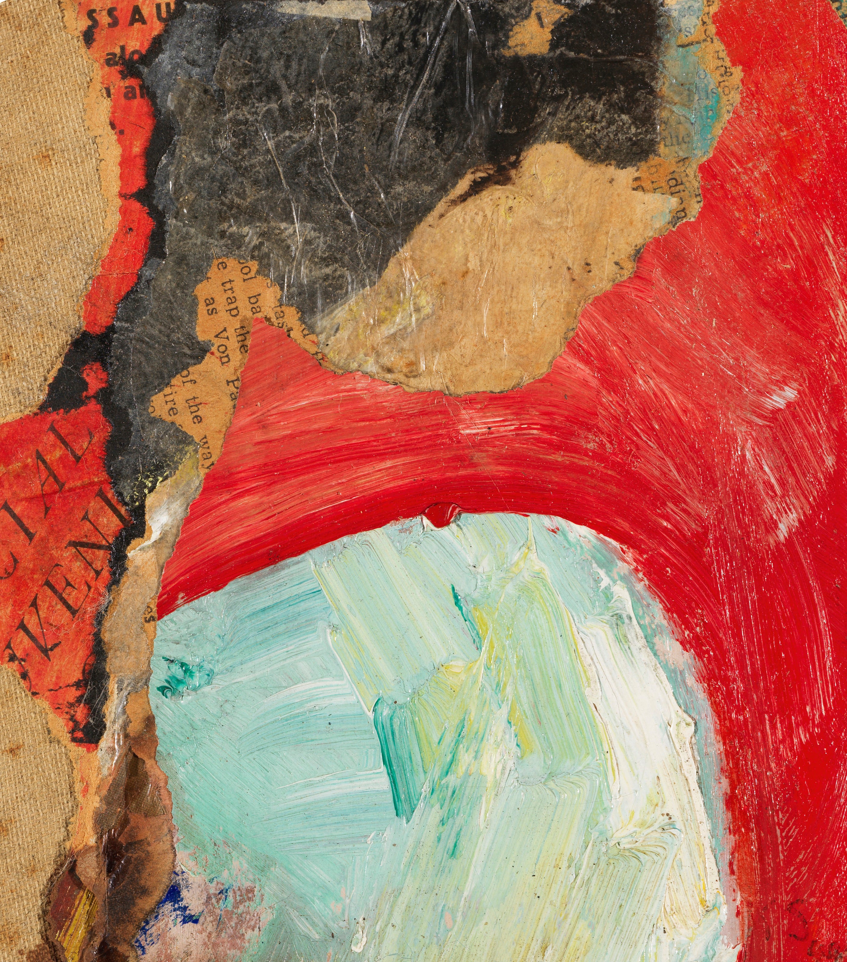 Kurt Schwitters — Ohne Titel (VENI). Merzzeichnung | Fine Art Print