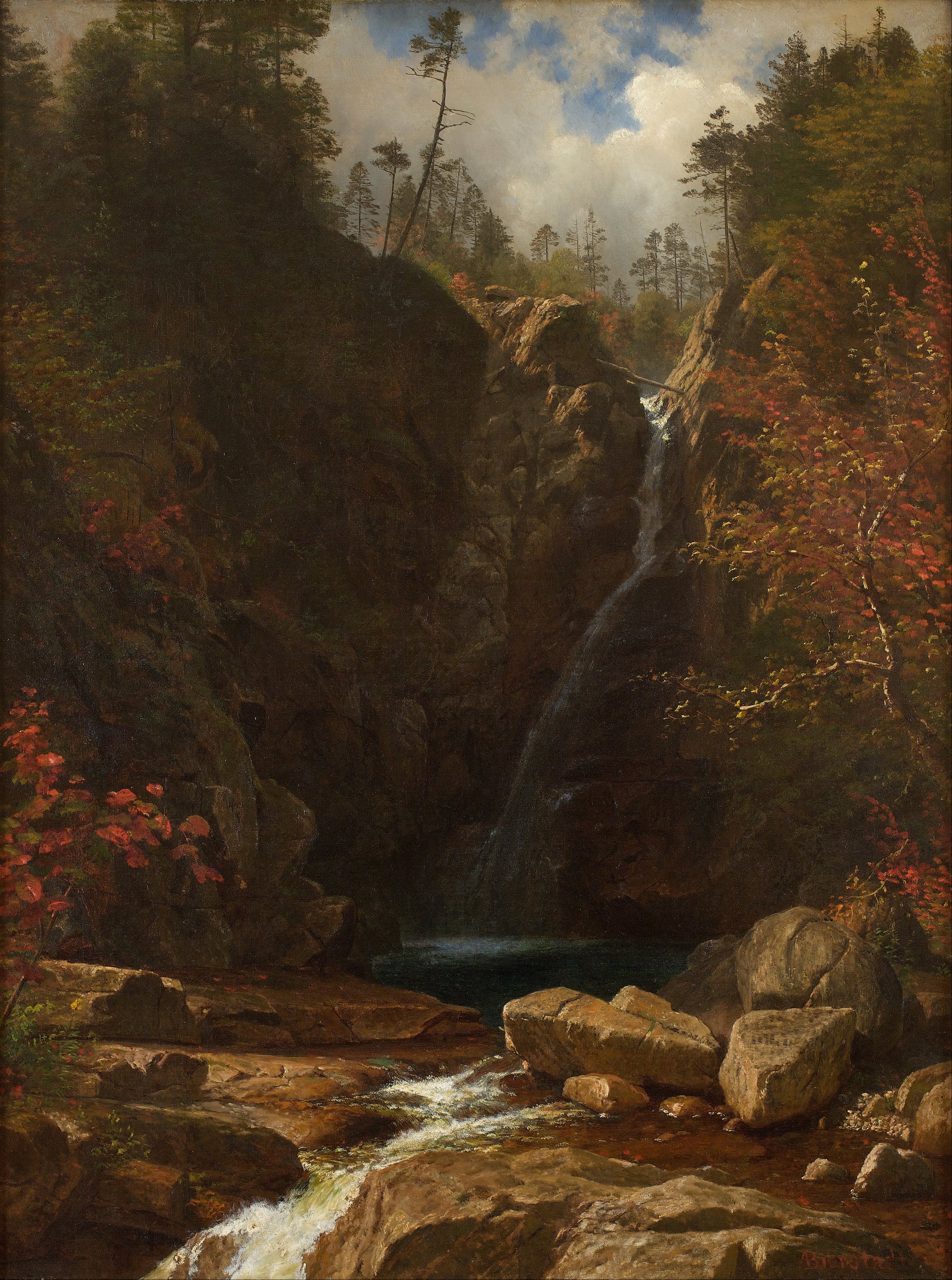 Albert Bierstadt — Glen Ellis Falls | Landscape Fine Art Print