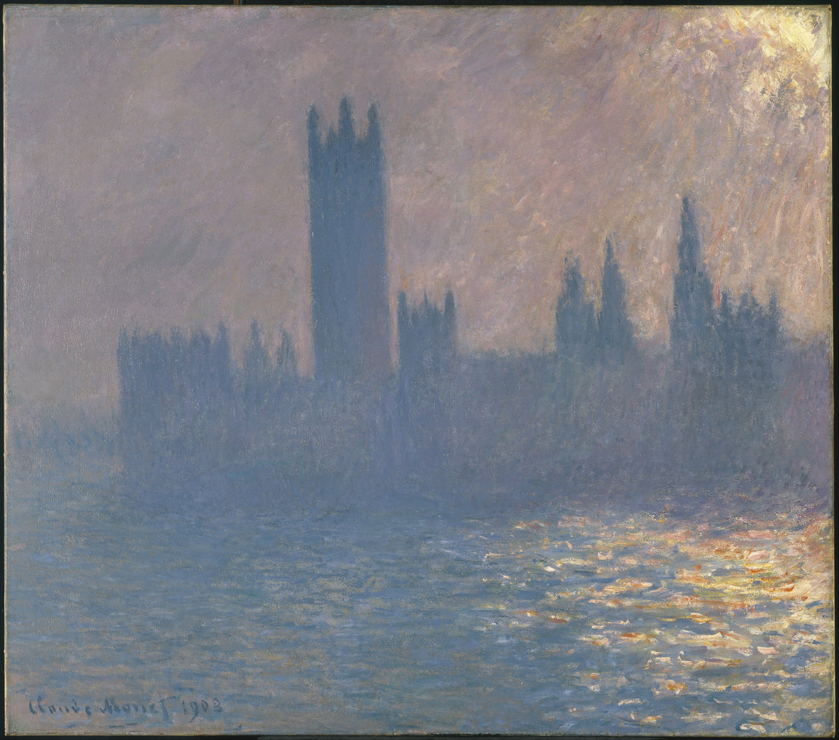 Claude Monet — Houses of Parliament, Sunlight Effect | Fine Art Print