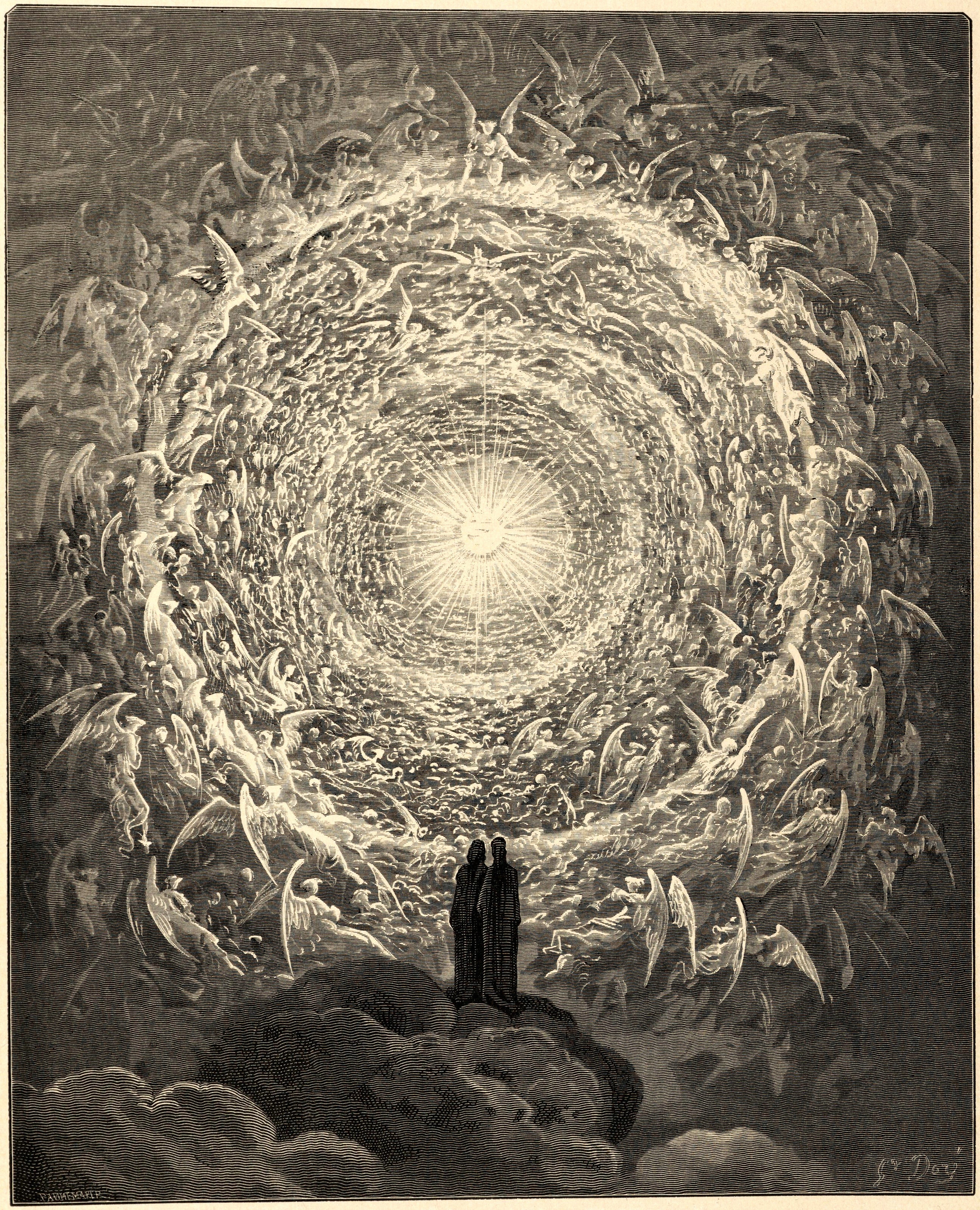 Gustave Doré — Paradiso, Canto XXXI: The Celestial Rose | Dante Illustration Print