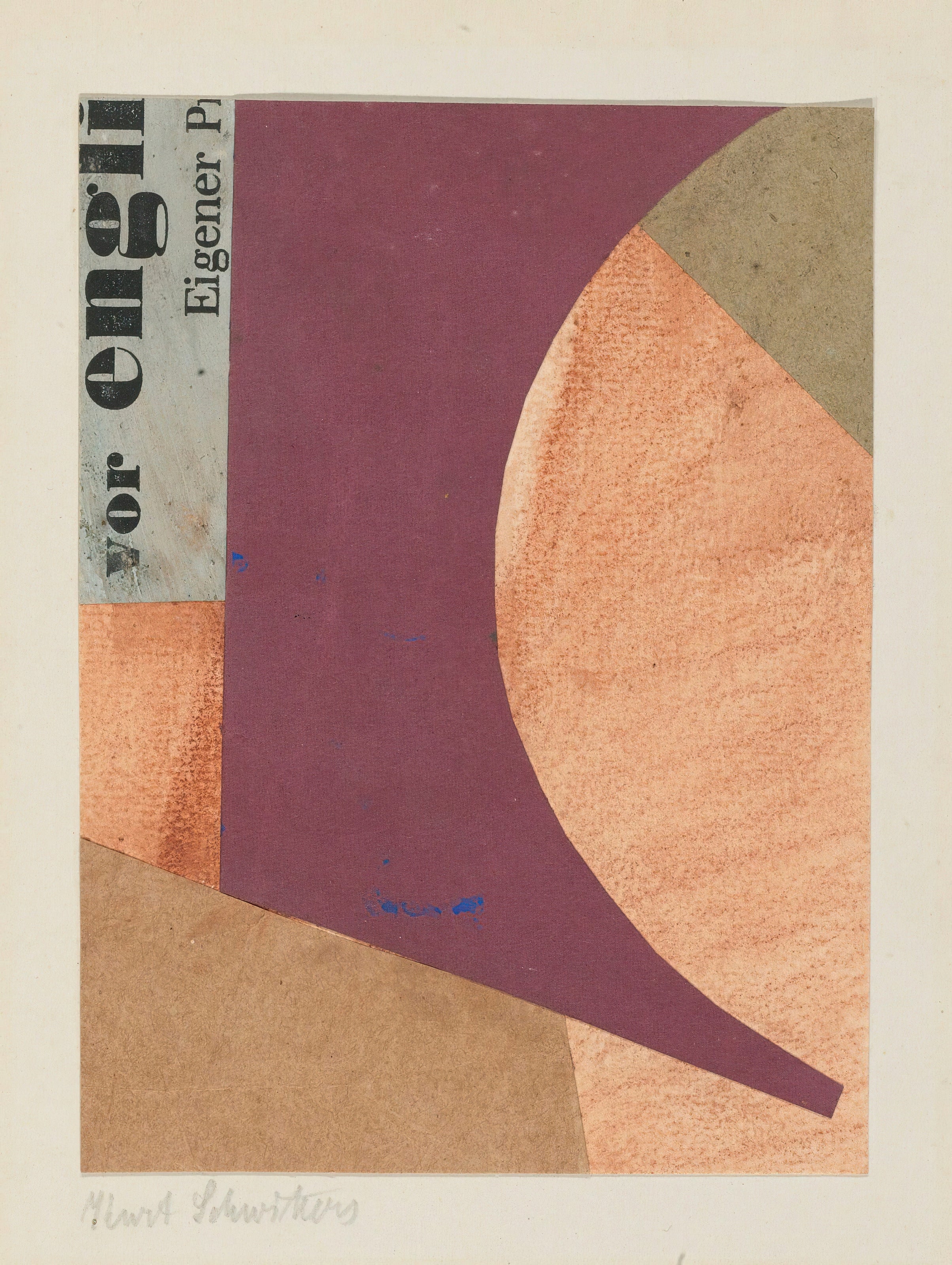 Kurt Schwitters — Ohne Titel (Vor Engli Eigener P) | Fine Art Print