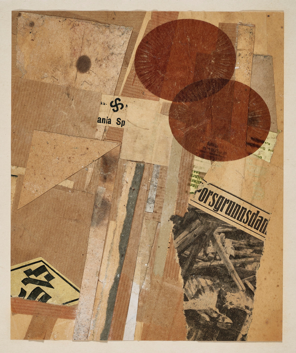 Kurt Schwitters — Ohne Titel (orsgrunnsdan) | Fine Art Print