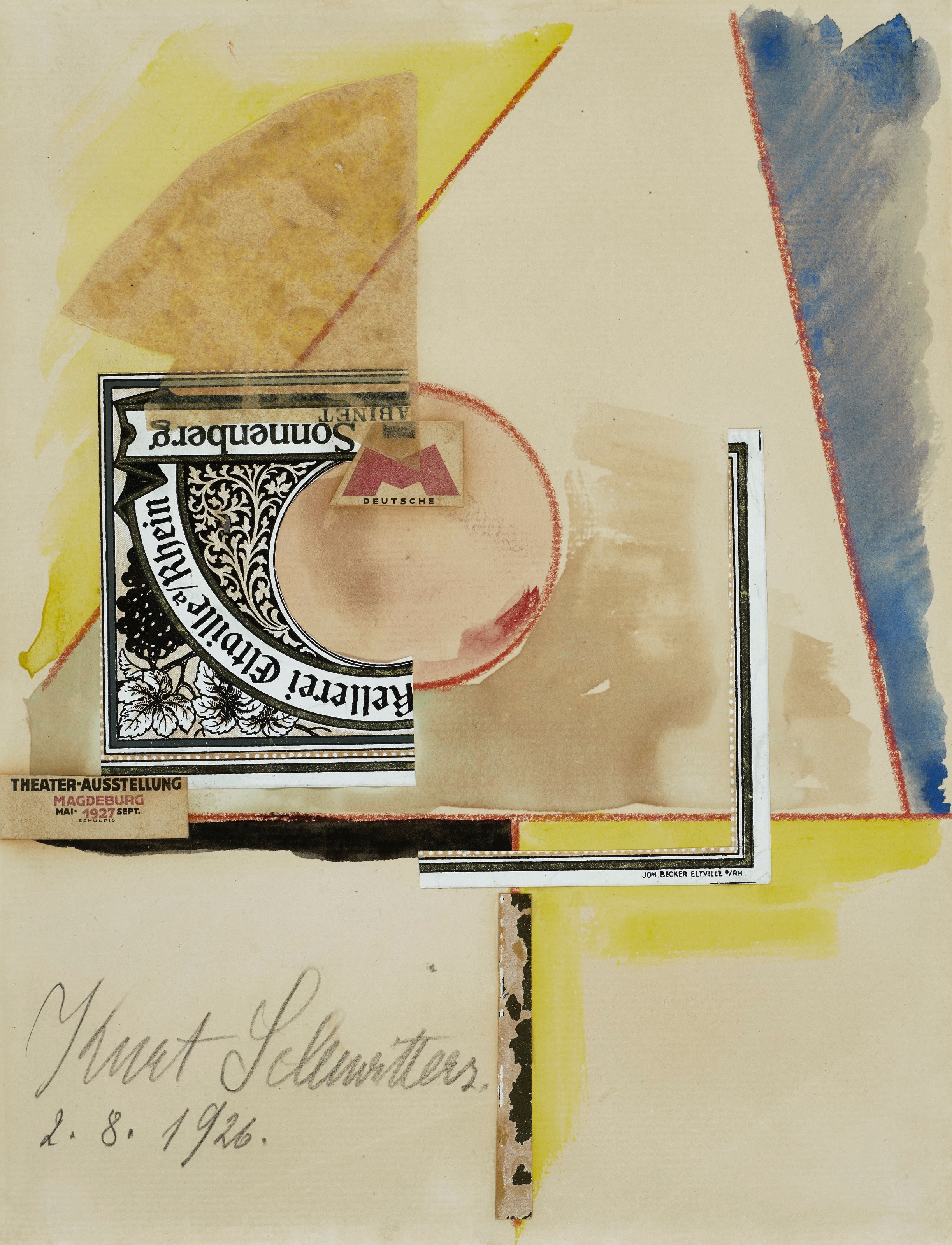 Kurt Schwitters — Ohne titel (Sonnenberg) | Fine Art Print