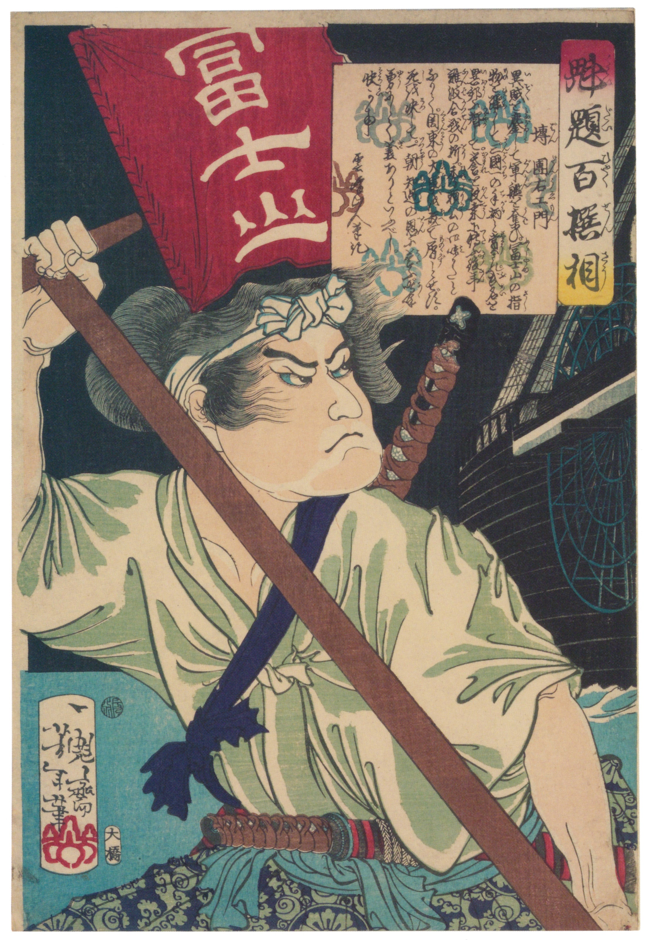 Tsukioka Yoshitoshi — Ban Dan'emon | Japanese Woodblock Print (Ukiyo-e)