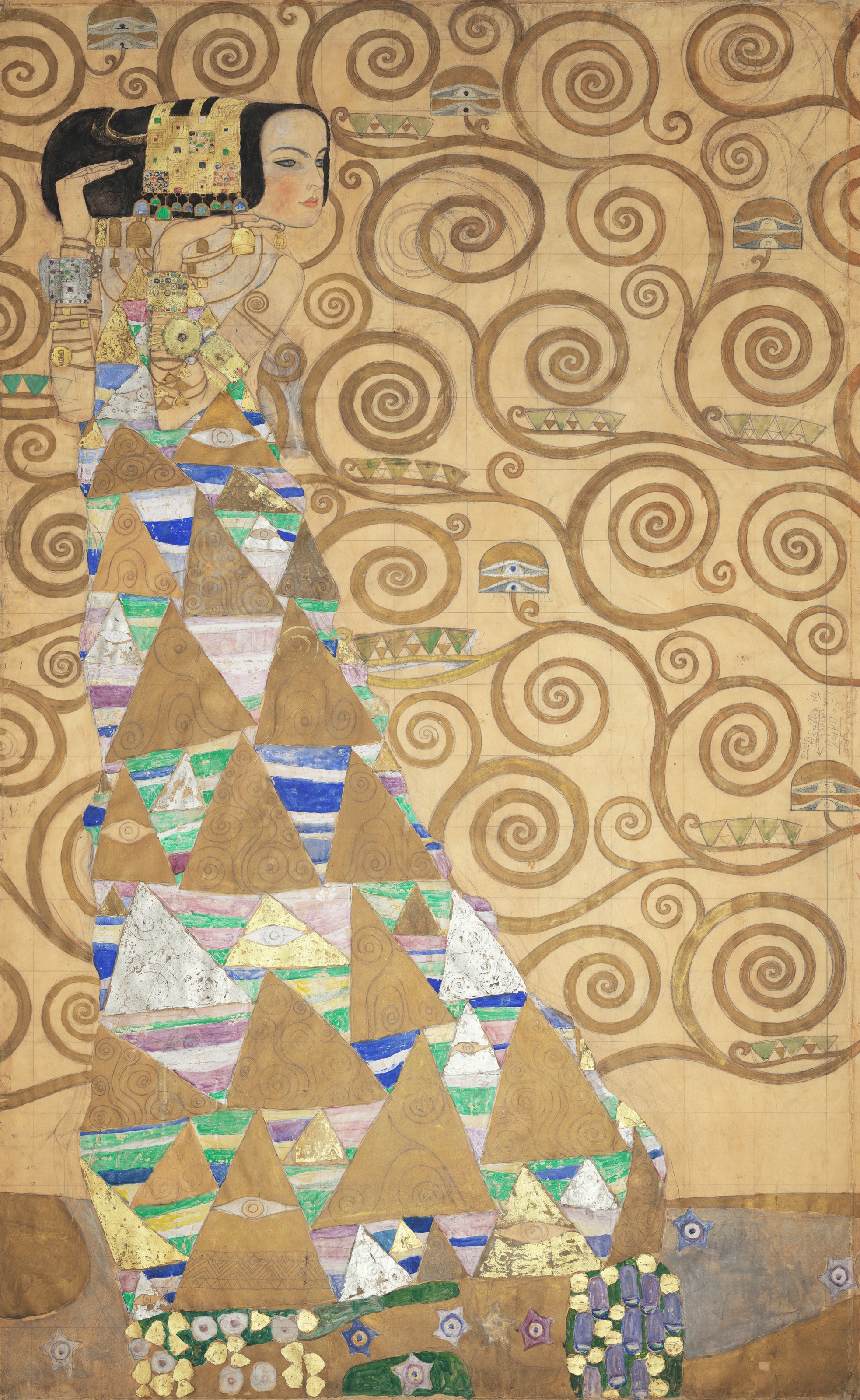 Gustav Klimt — Expectation (Stoclet Frieze) | Fine Art Print