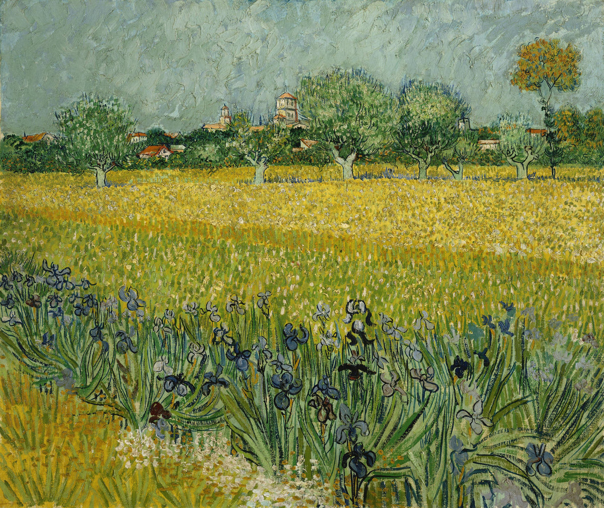 Vincent van Gogh — Field with Flowers near Arles | Fine Art Print