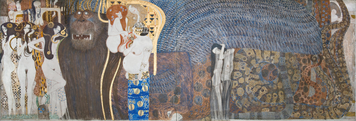 Gustav Klimt — Beethoven Frieze: The Hostile Forces | Fine Art Print