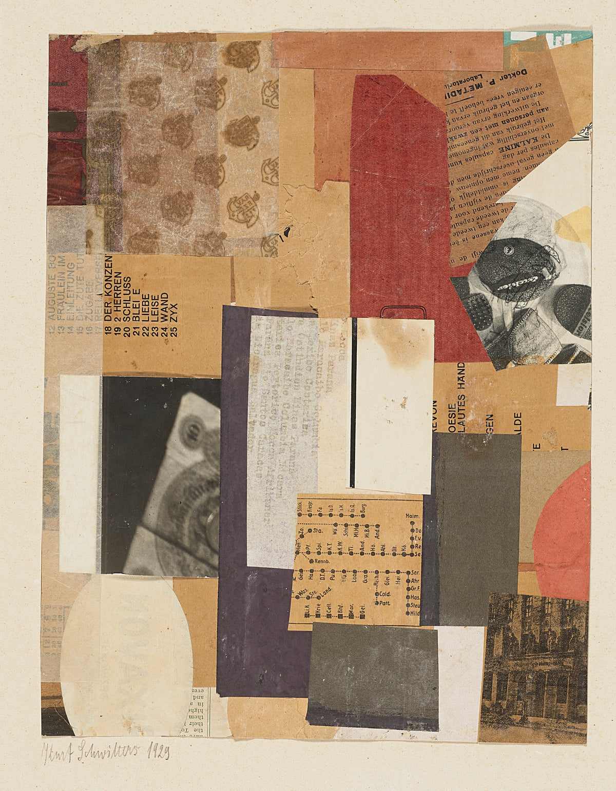 Kurt Schwitters — Ohne Titel (Oesie) | Fine Art Print