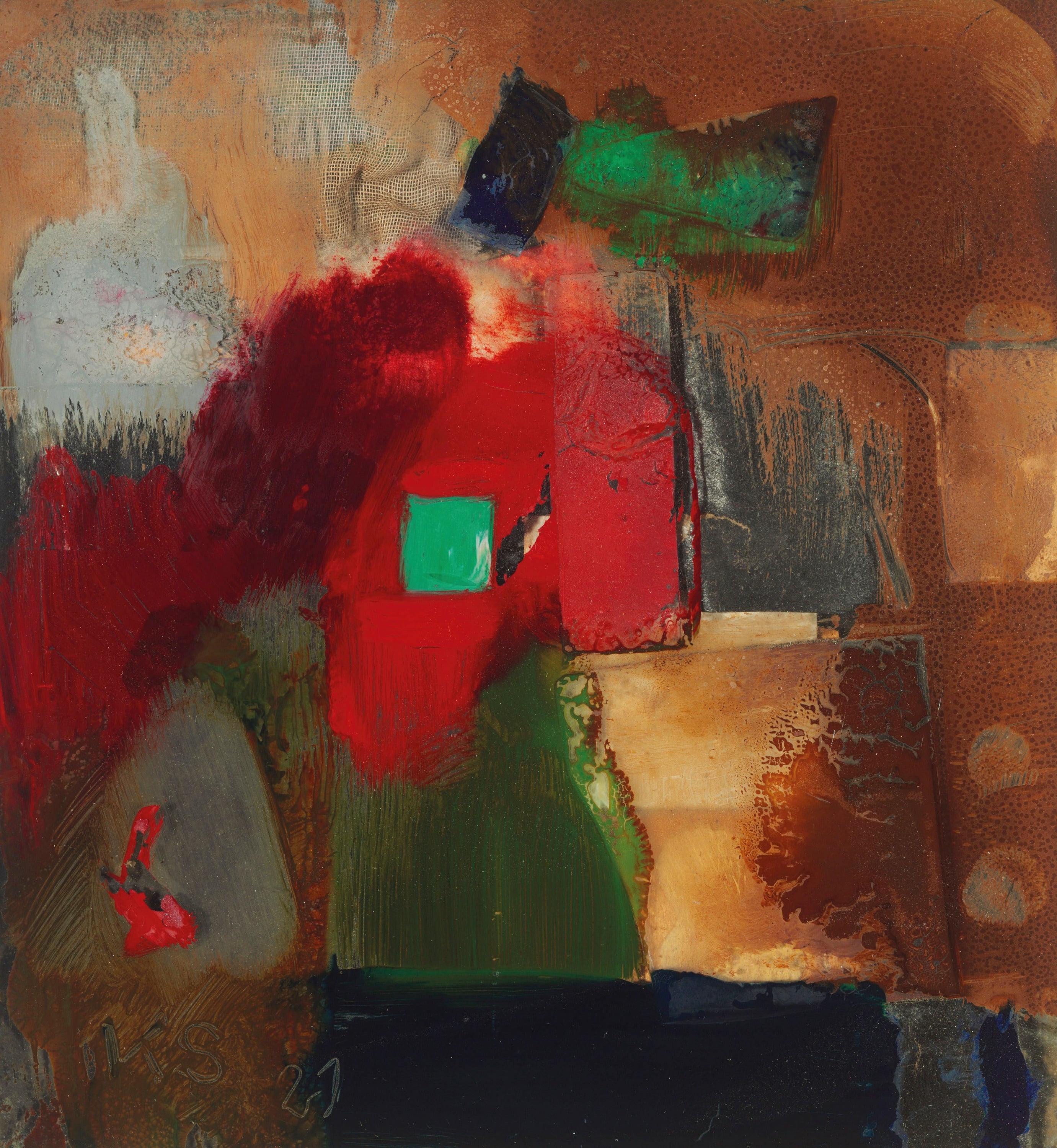 Kurt Schwitters — Grünviereck | Fine Art Print