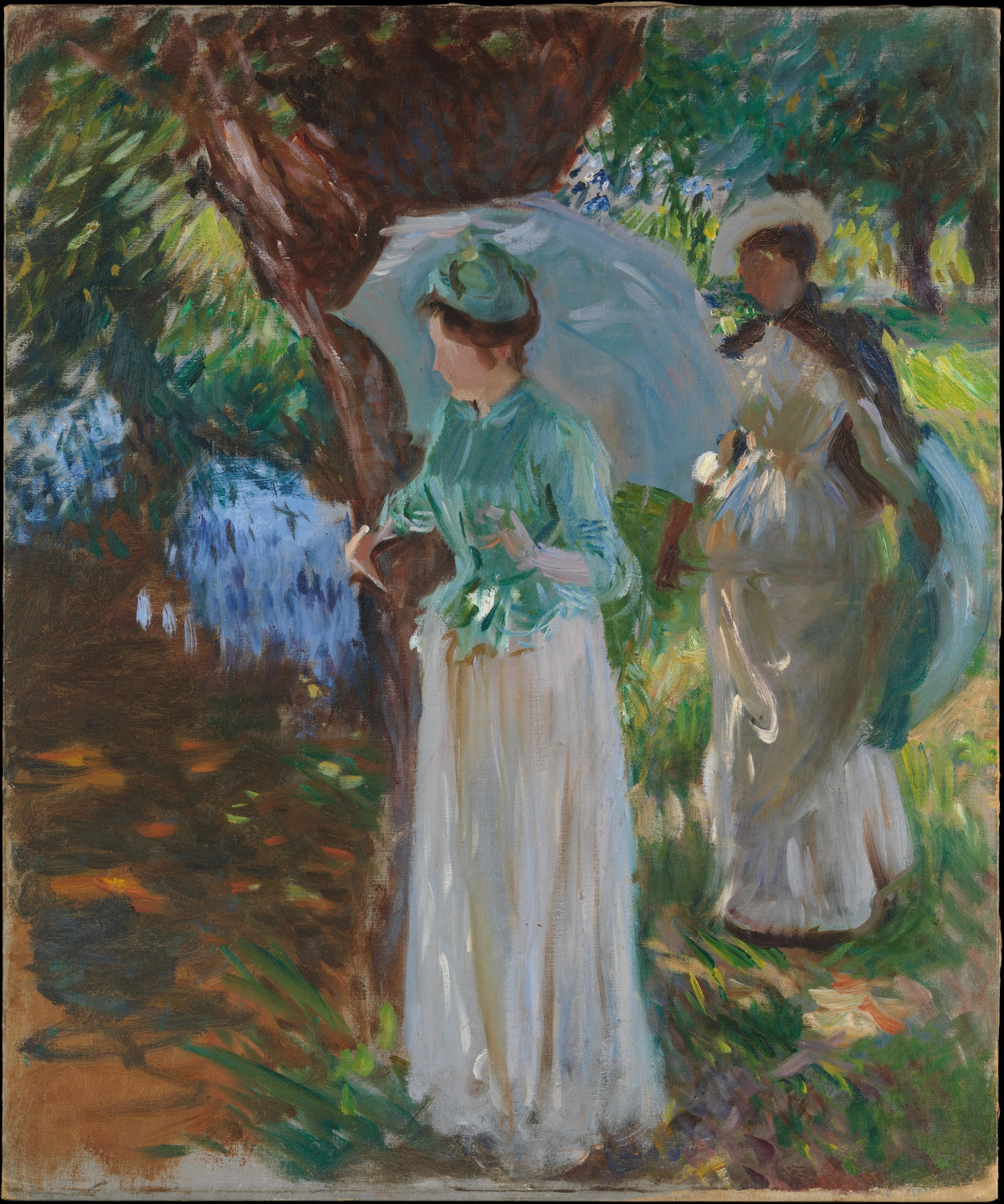 John Singer Sargent — Two Girls with Parasols | Fine Art Print