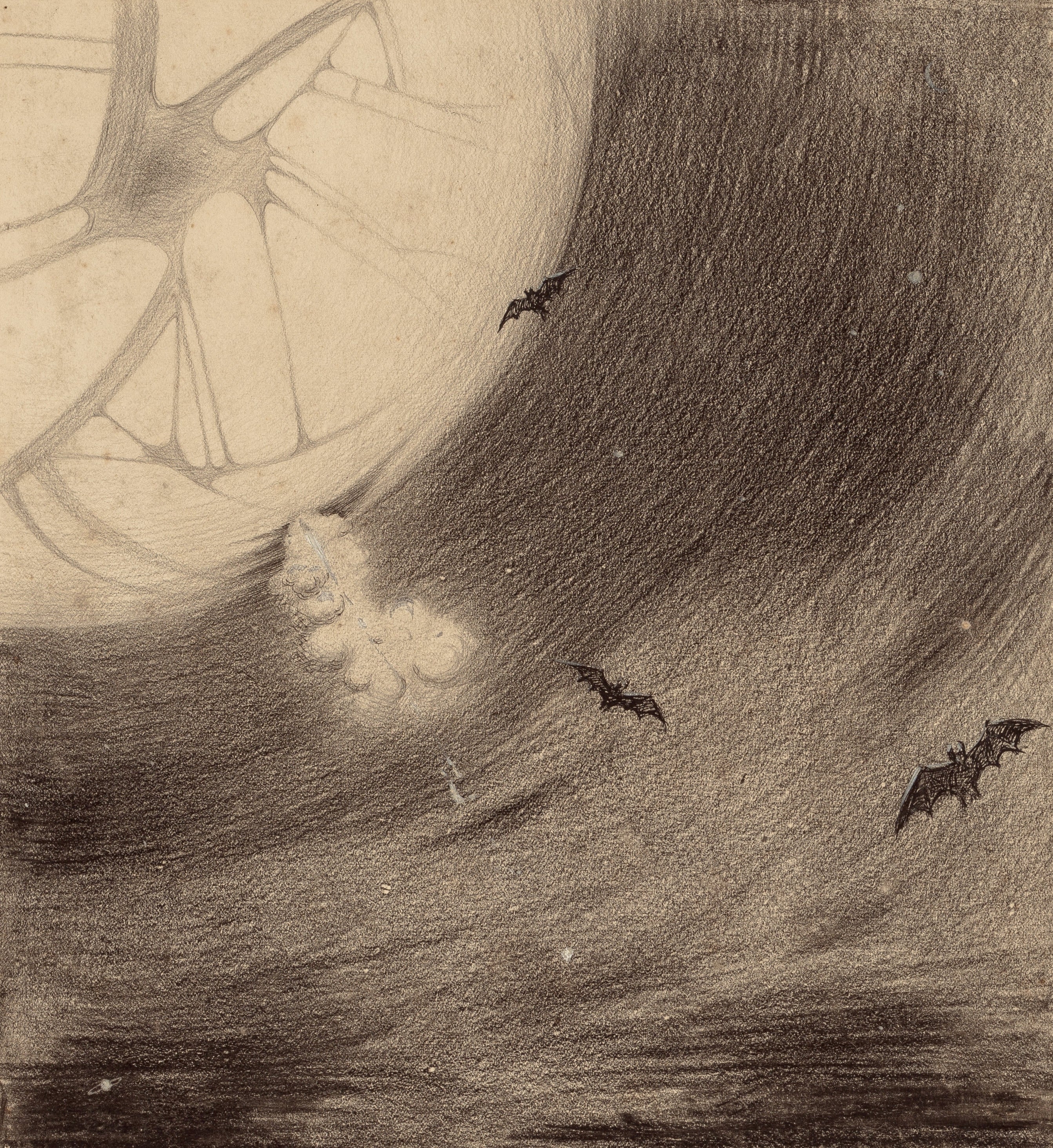 Henrique Alvim Corrêa — Martians Head Toward Earth (1906) | Science Fiction Illustration Print