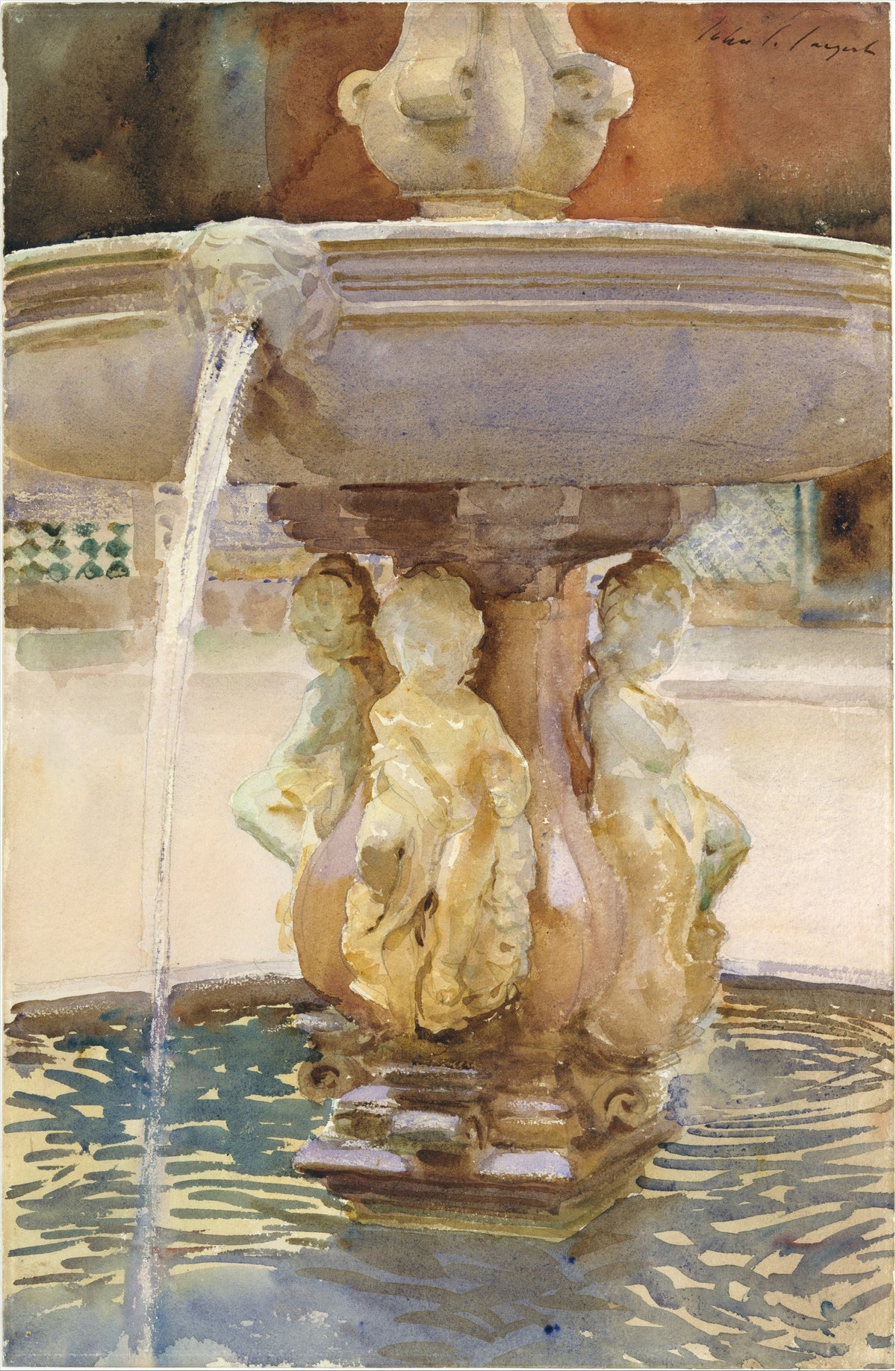 John Singer Sargent — Spanish Fountain | Fine Art Print