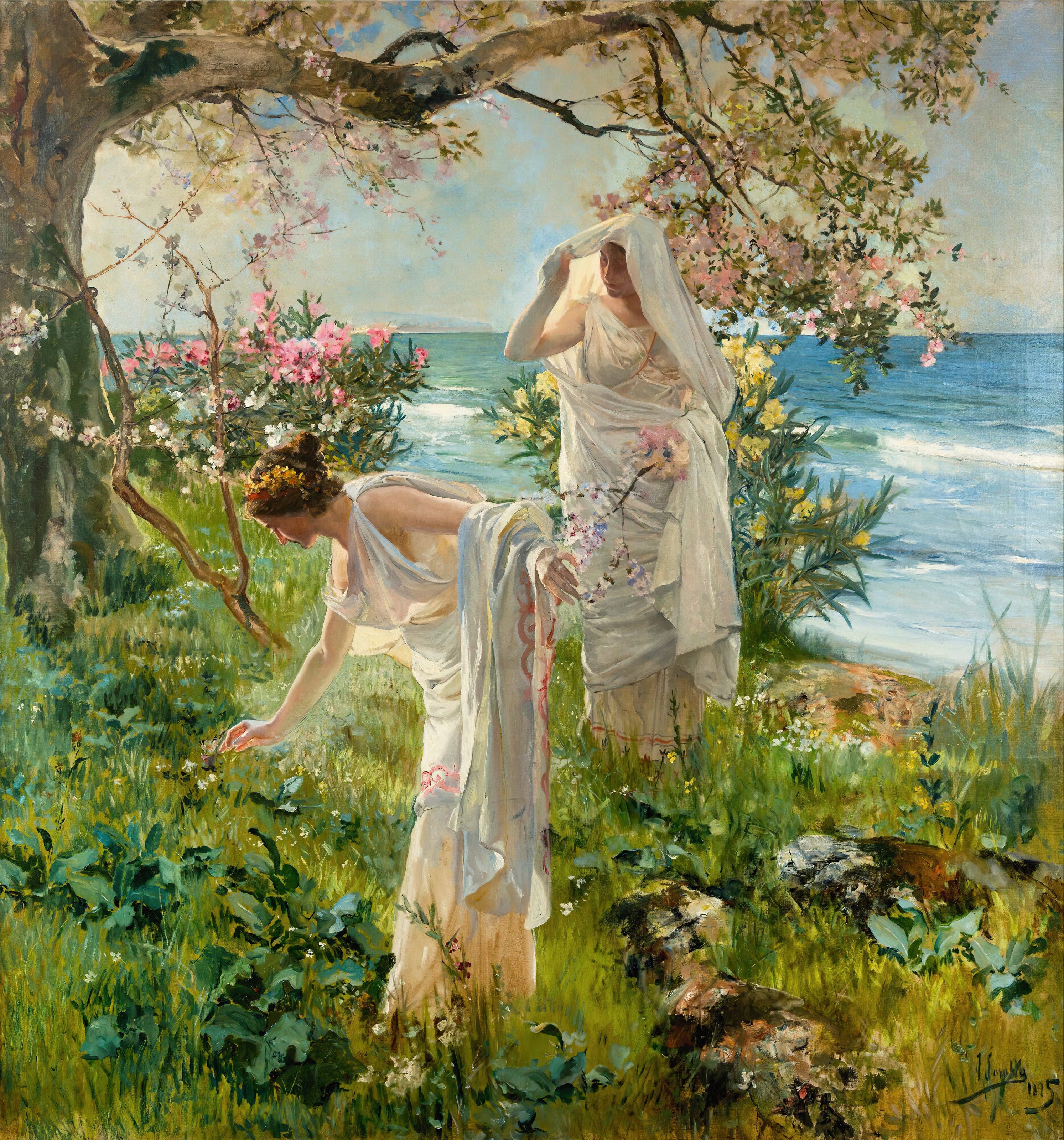 Joaquín Sorolla, Greek Girls on the Shore, 1895
