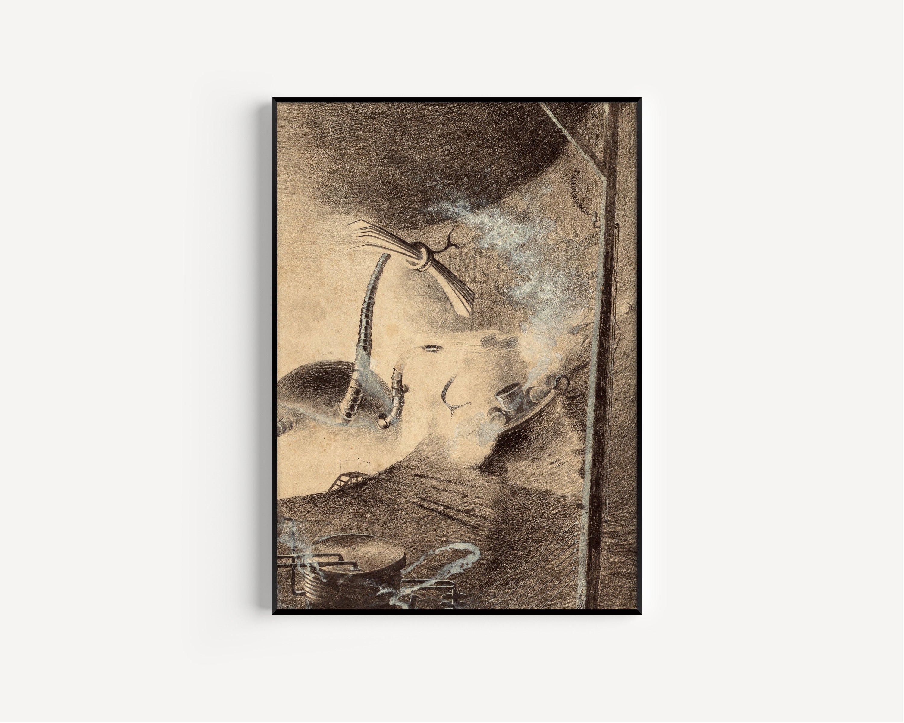 Henrique Alvim Corrêa — Martian Handler (1906) | Science Fiction Illustration Print