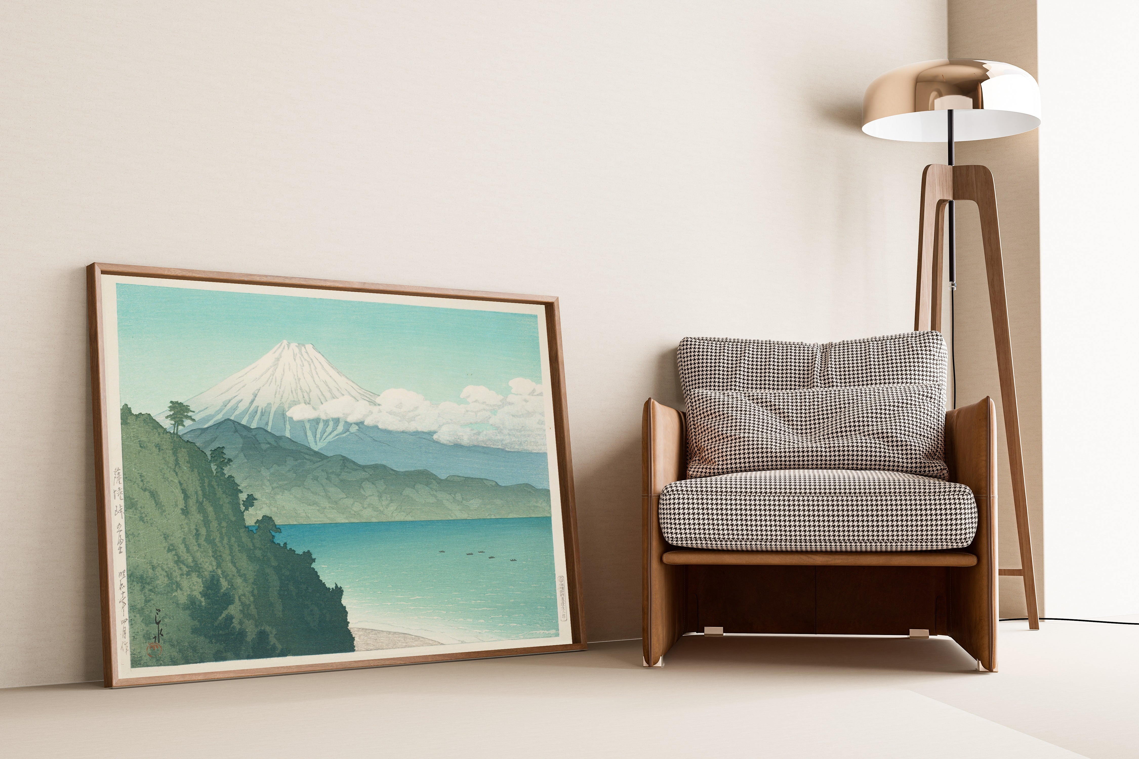 Kawase Hasui — Mount Fuji from Satta Pass | Japanese Woodblock Print (Shin Hanga)