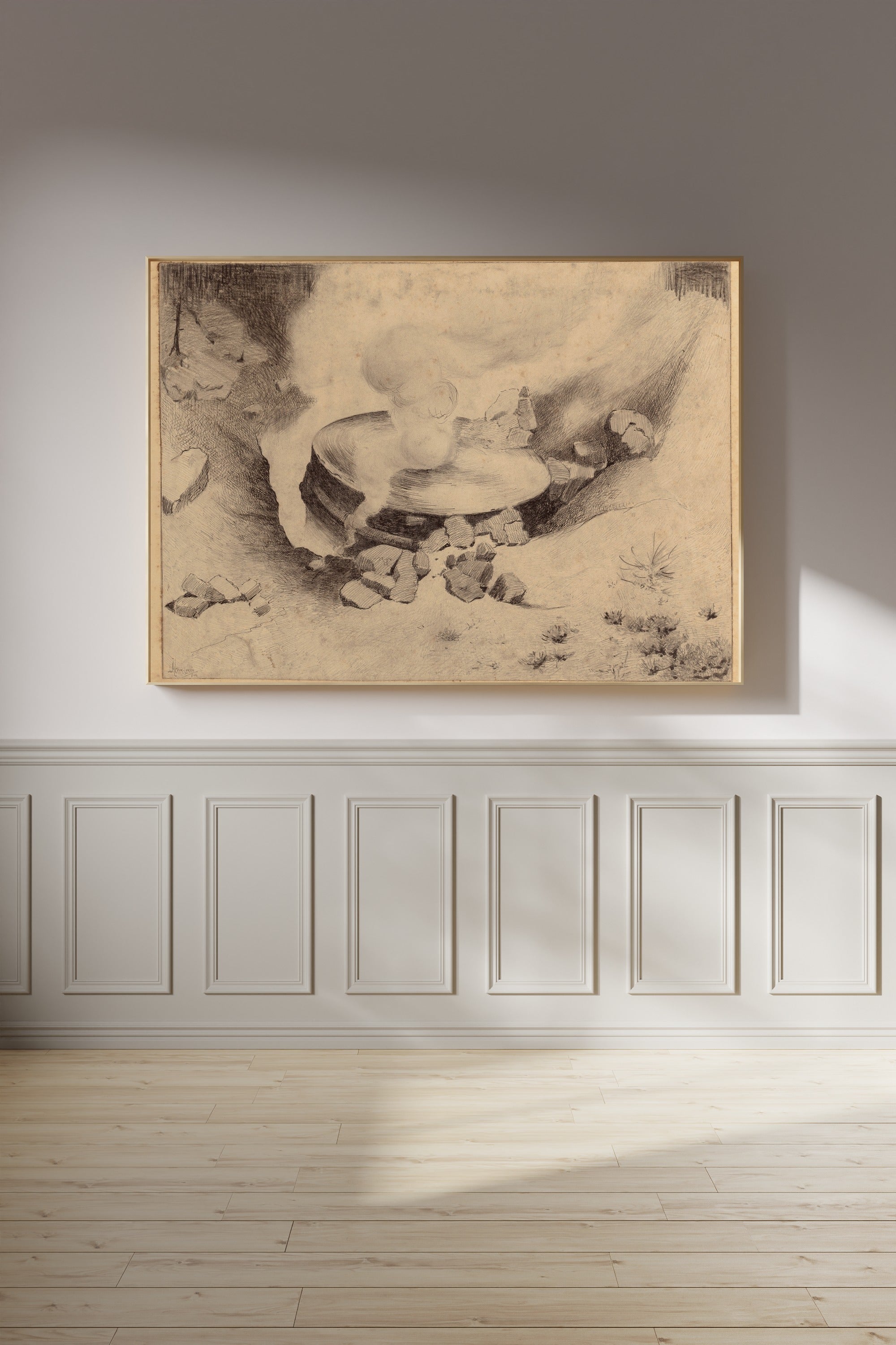 Henrique Alvim Corrêa — Martians Land (1906) | Science Fiction Illustration Print
