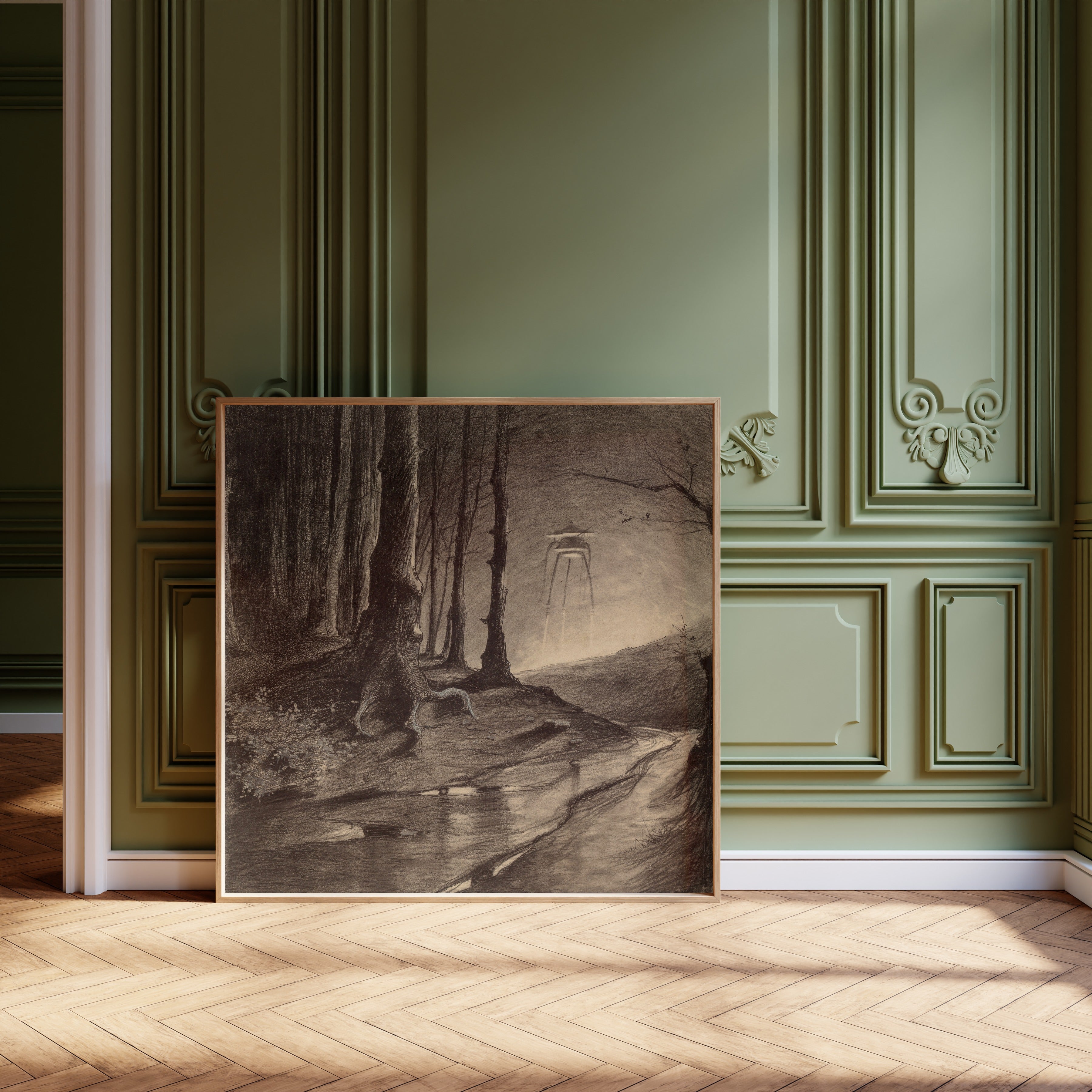 Henrique Alvim Corrêa — Martian in the Forest (1906) | Science Fiction Illustration Print