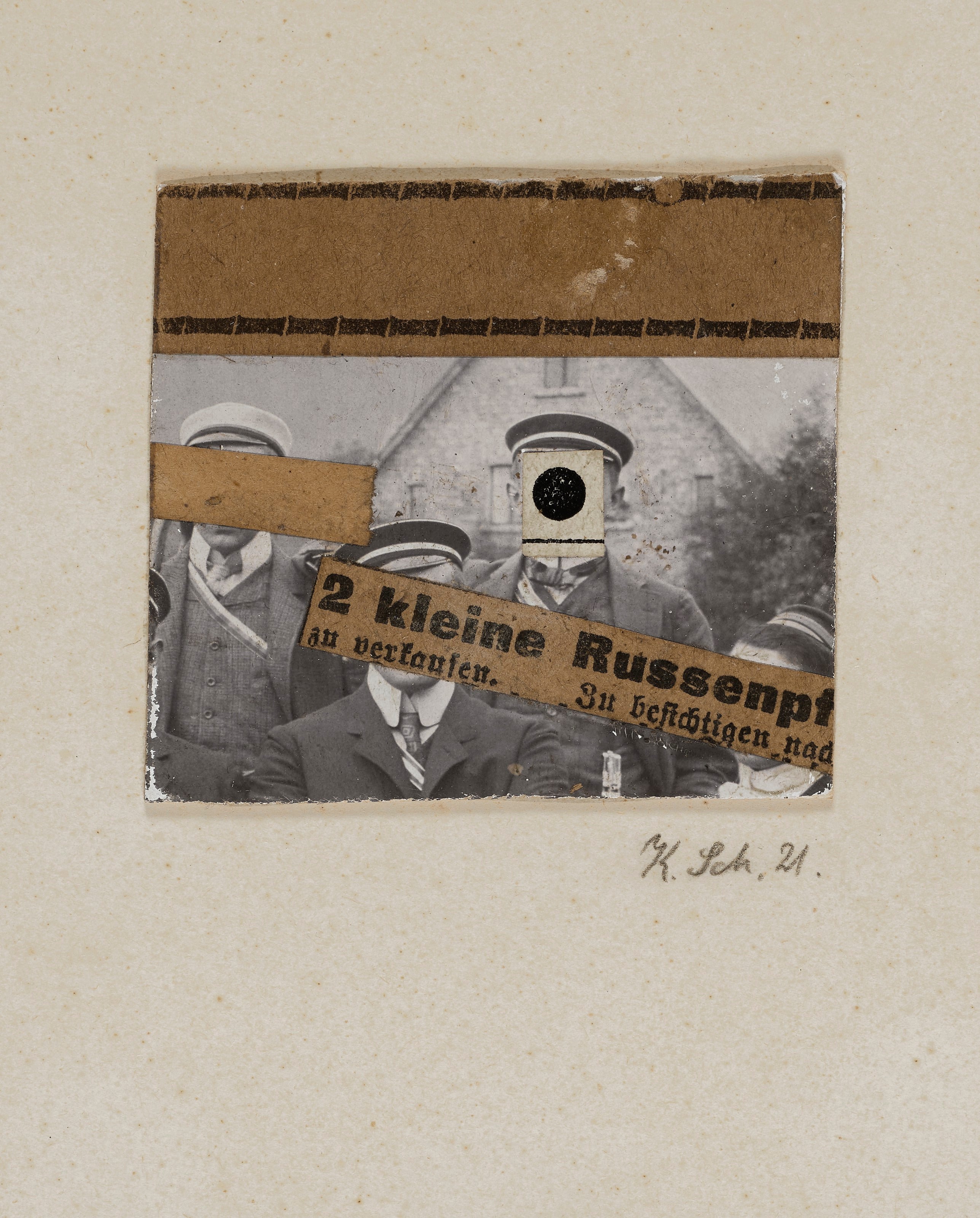 Kurt Schwitters — Ohne titel (2 kleine Russenpf) | Fine Art Print