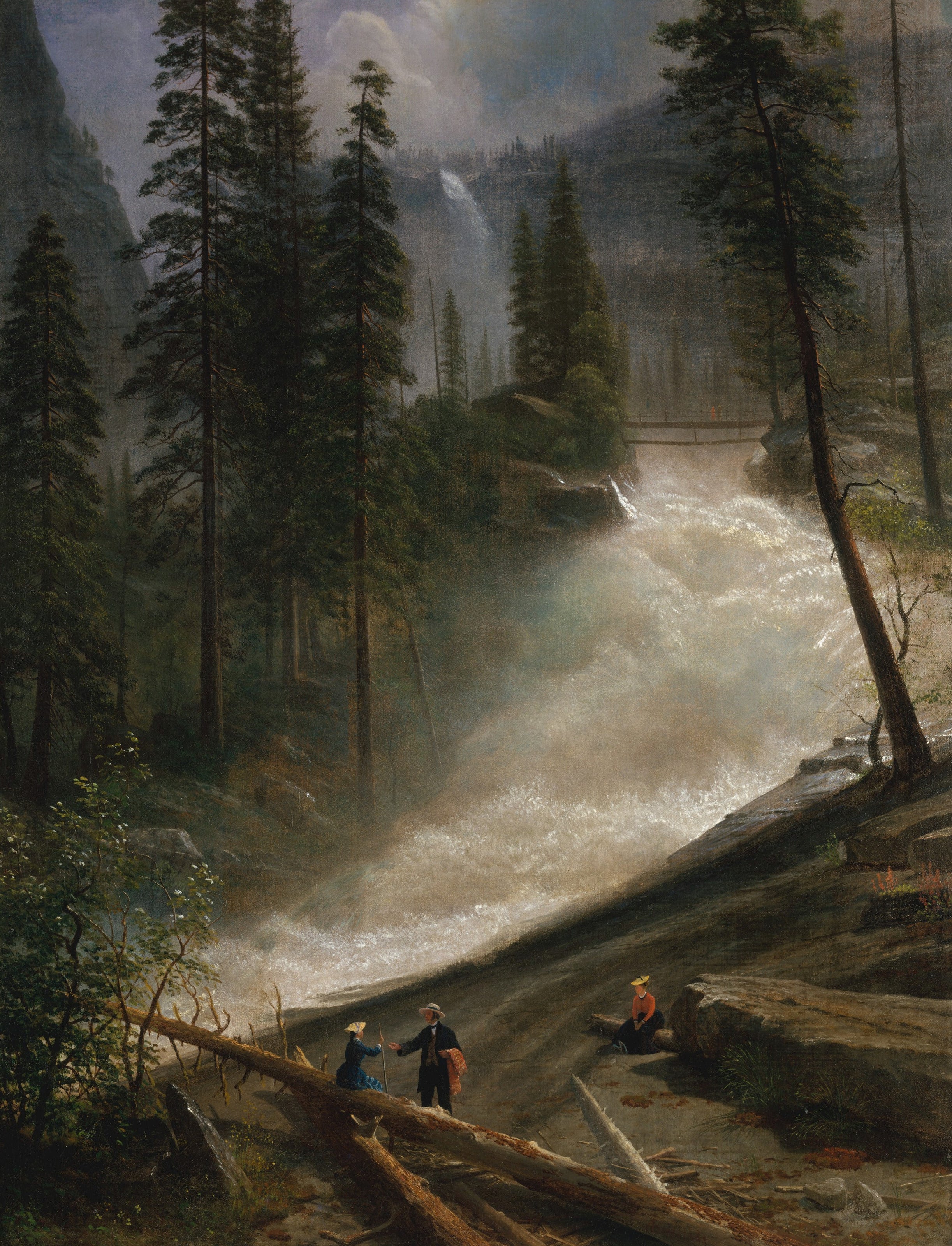 Albert Bierstadt — Nevada Falls, Yosemite | Landscape Fine Art Print
