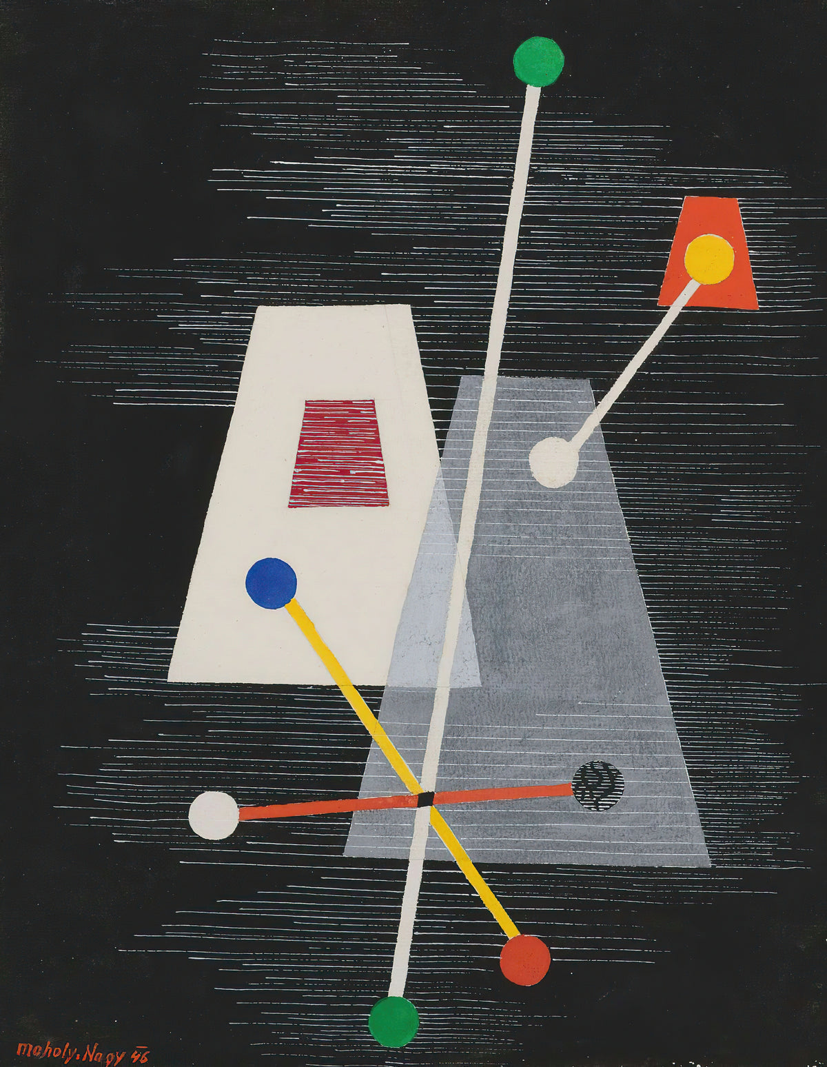 László Moholy-Nagy — Truncated Pyramids | Fine Art Print