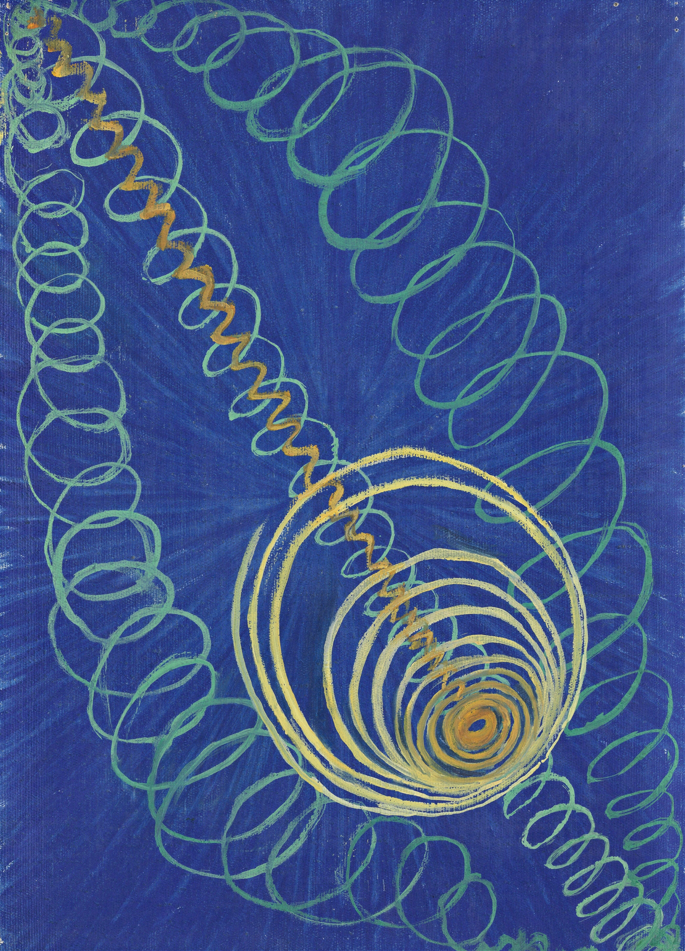 Hilma af Klint — Primordial Chaos, No. 16, The WU-ROSEN Series, Group 1 | Fine Art Print