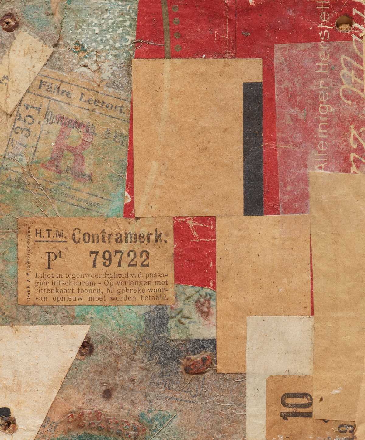 Kurt Schwitters — Ohne Titel (Contramerk.) | Fine Art Print