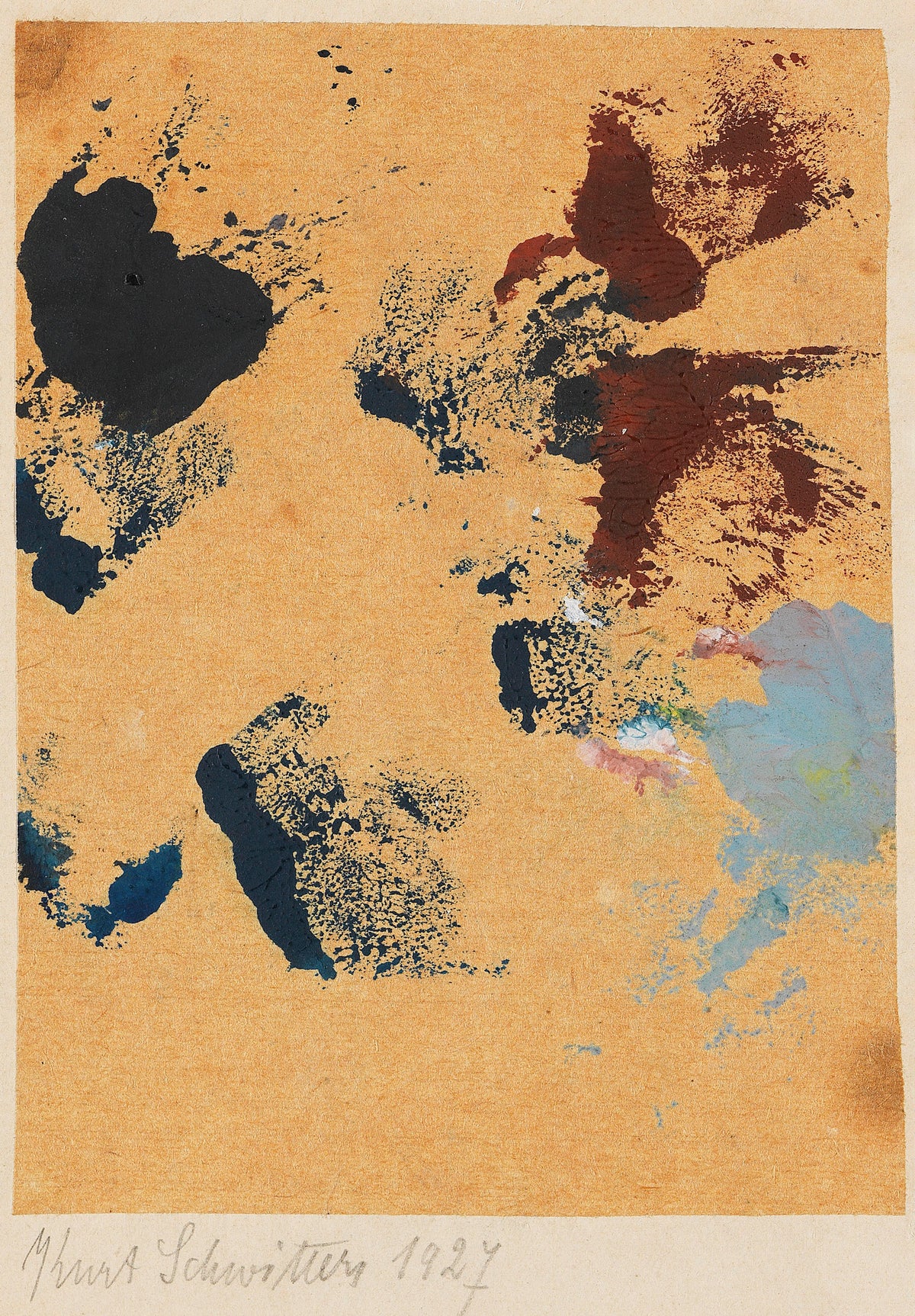 Kurt Schwitters — Ohne Titel (Spritzen Farbe) | Fine Art Print