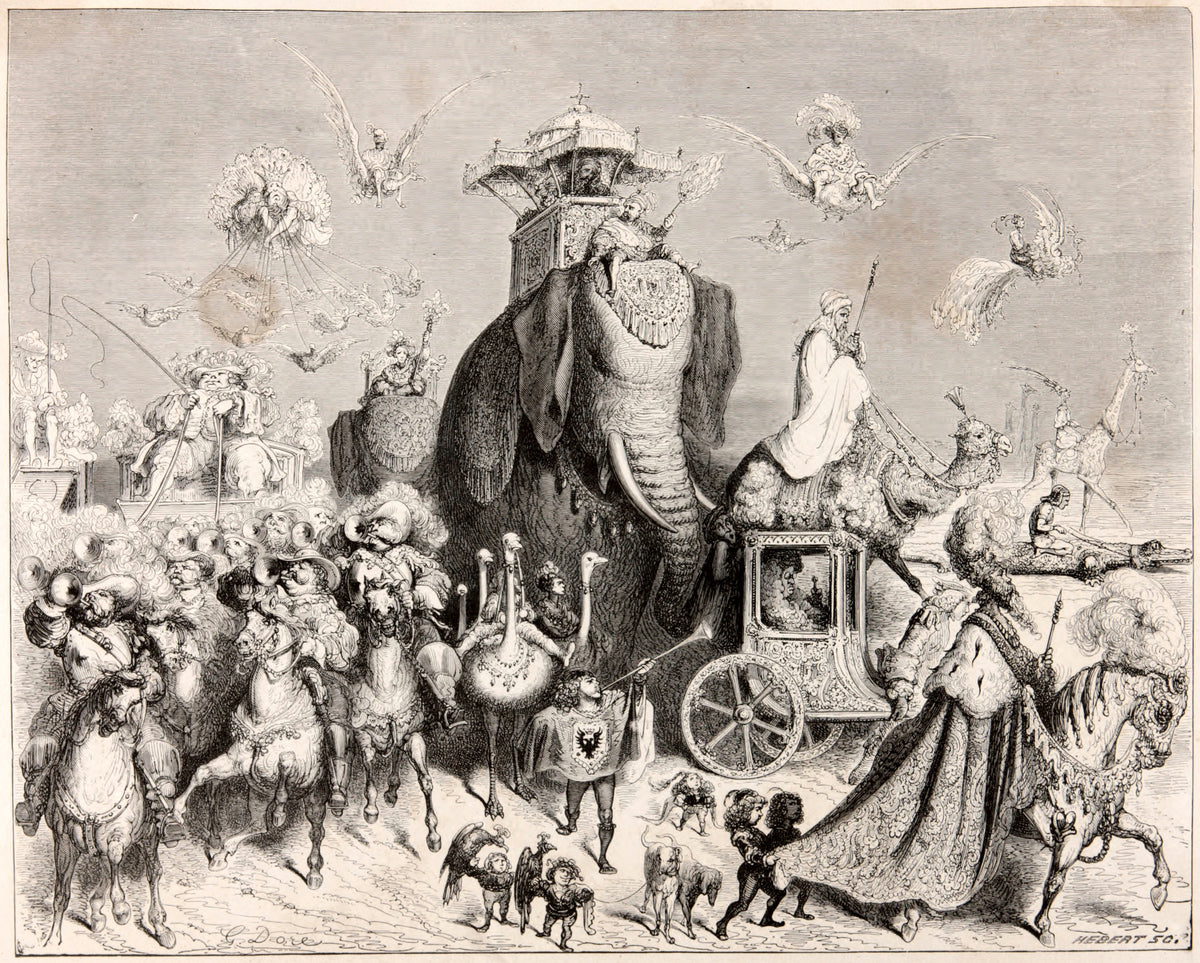 Gustave Doré — Donkey Skin: The Wedding Procession | Fairy Tale Illustration Print