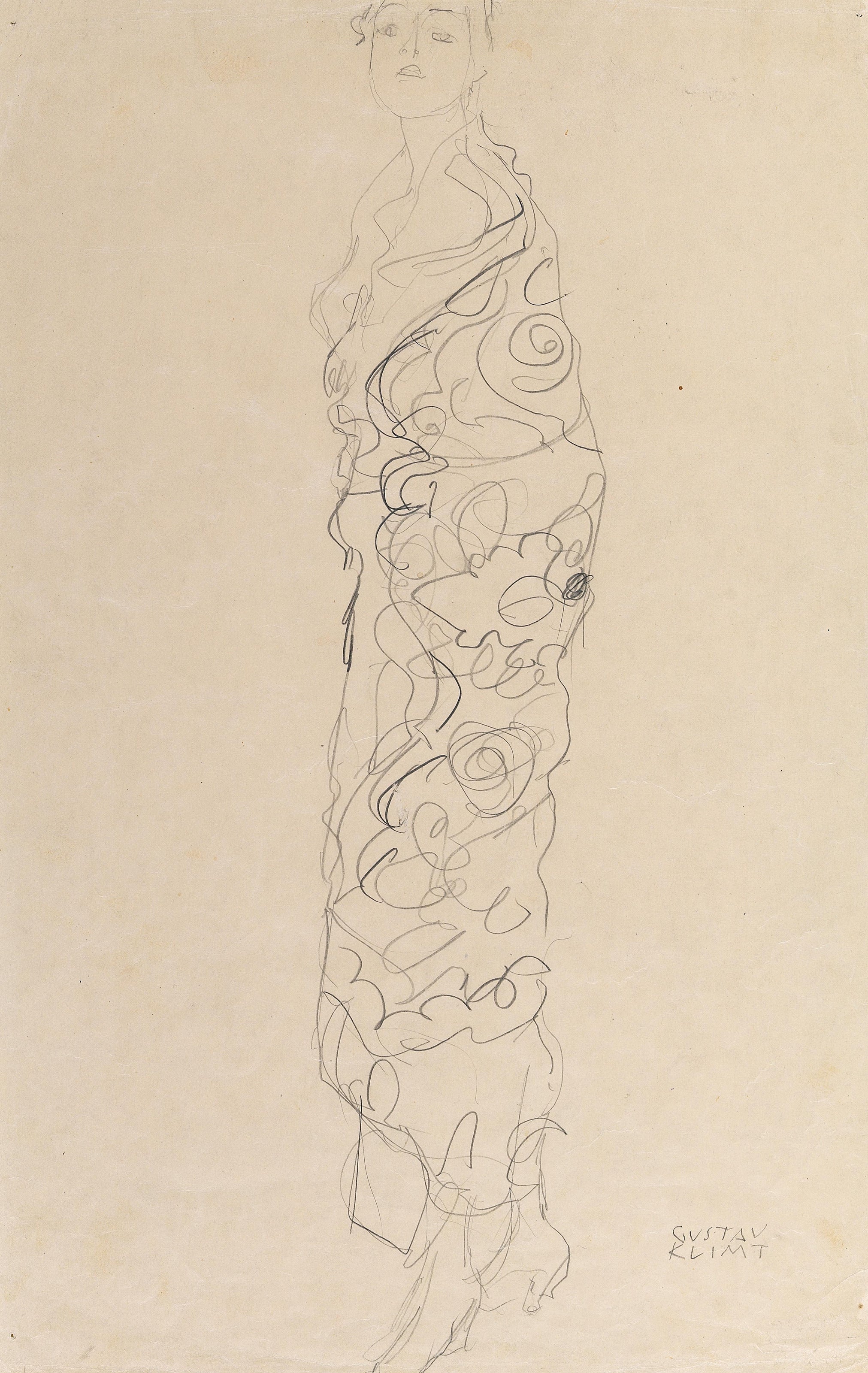 Gustav Klimt — Woman in Kimono | Fine Art Print