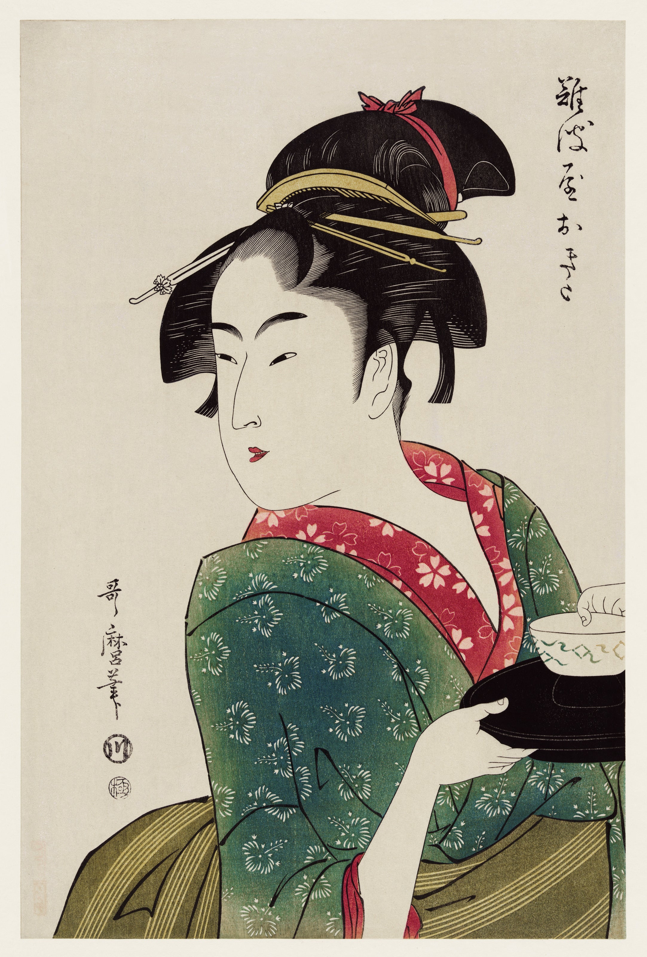 Kitagawa Utamaro — Naniwaya Okita | Japanese Woodblock Print (Ukiyo-e)