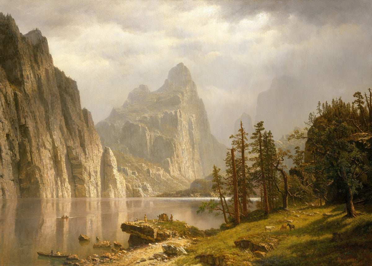 Albert Bierstadt — Merced River, Yosemite Valley | Landscape Fine Art Print