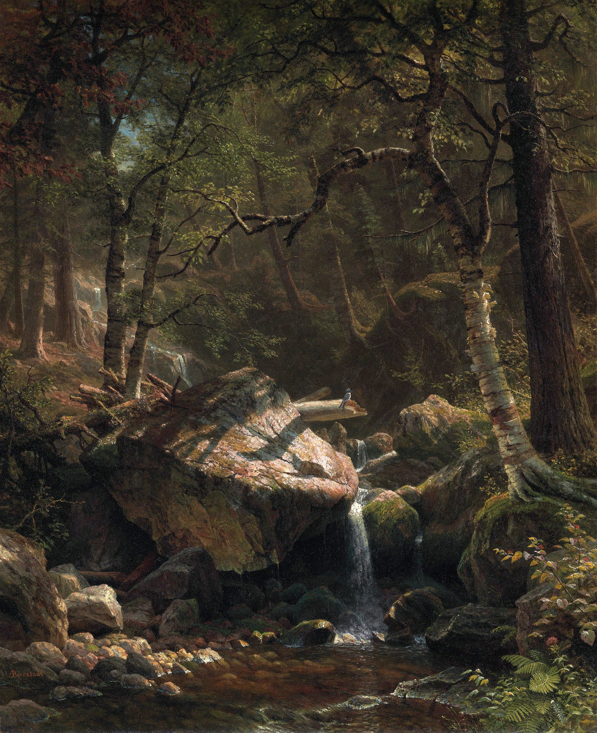 Albert Bierstadt — Mountain Brook | Landscape Fine Art Print