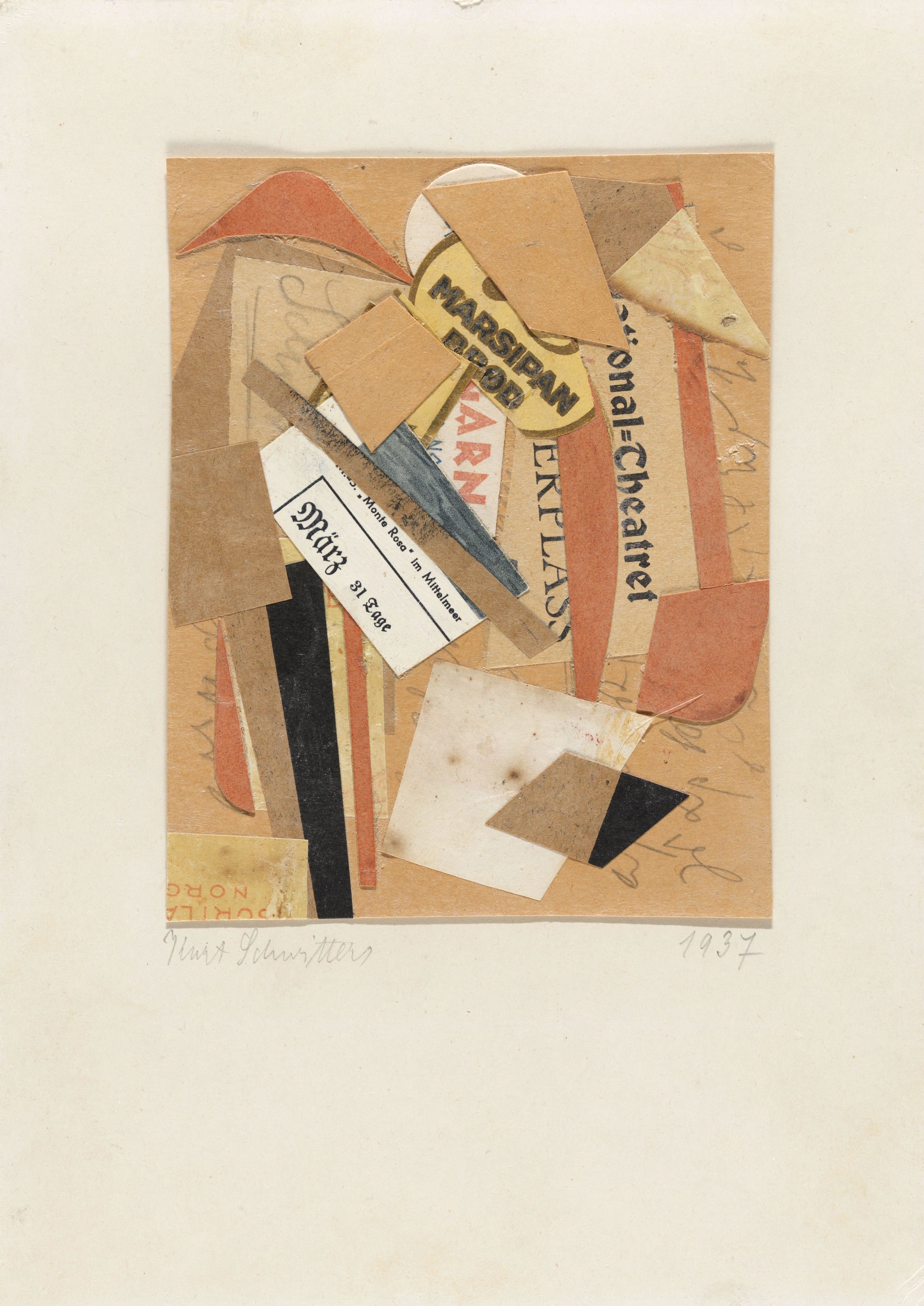 Kurt Schwitters — Collage | Fine Art Print