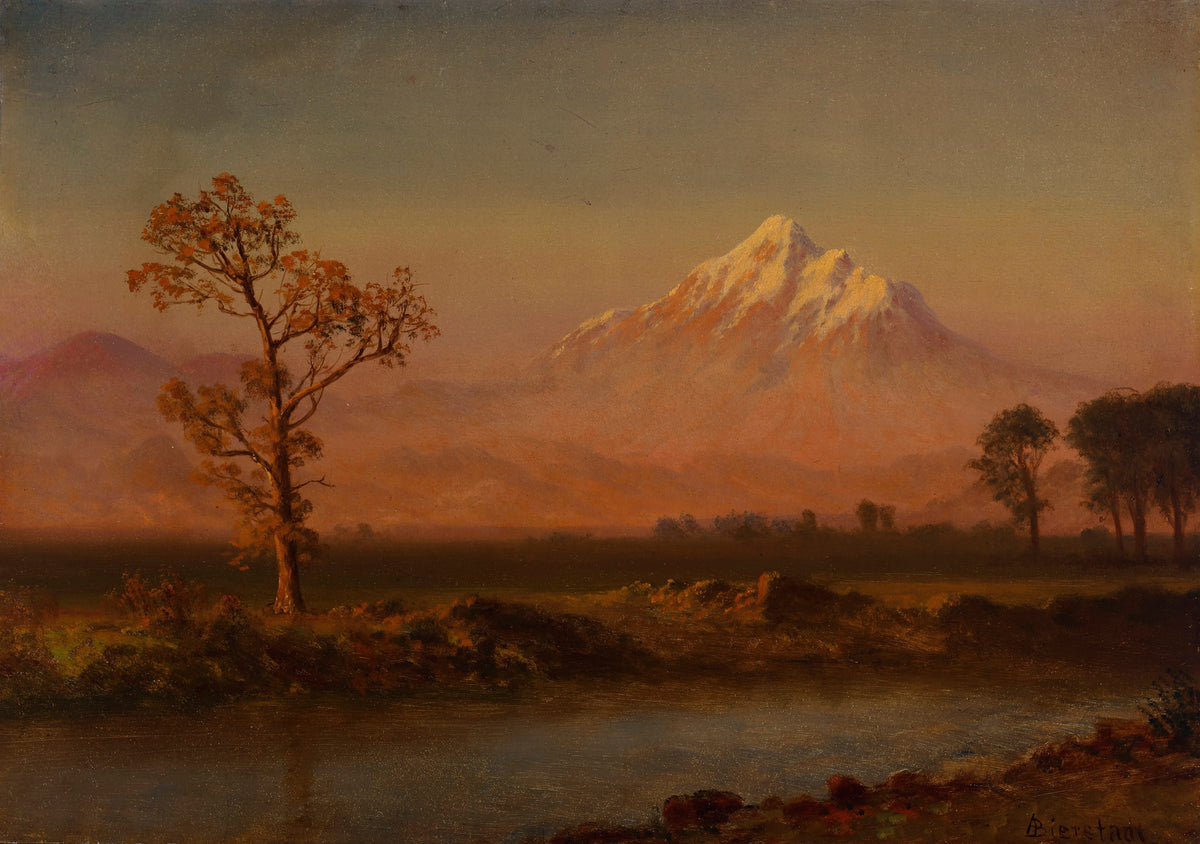 Albert Bierstadt — Mount Hood | Landscape Fine Art Print