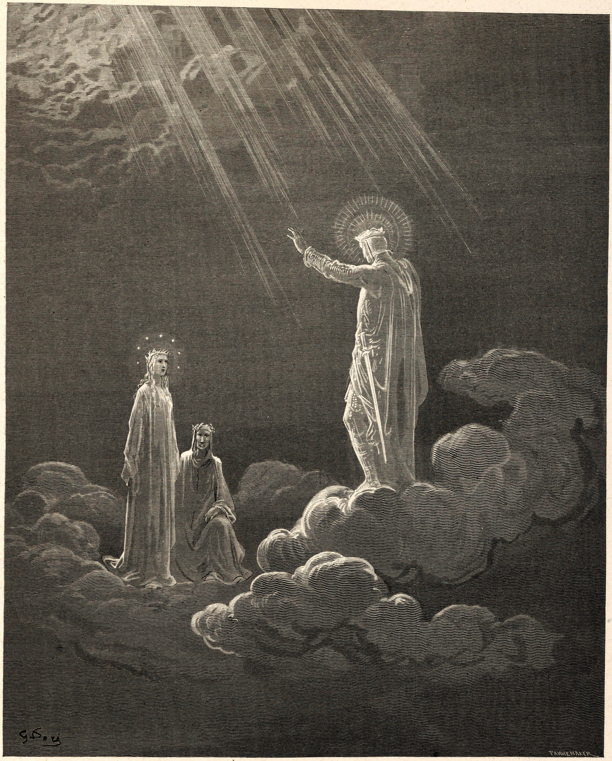 Gustave Doré — Paradiso, Canto VIII: Charles Martel | Dante Illustration Print